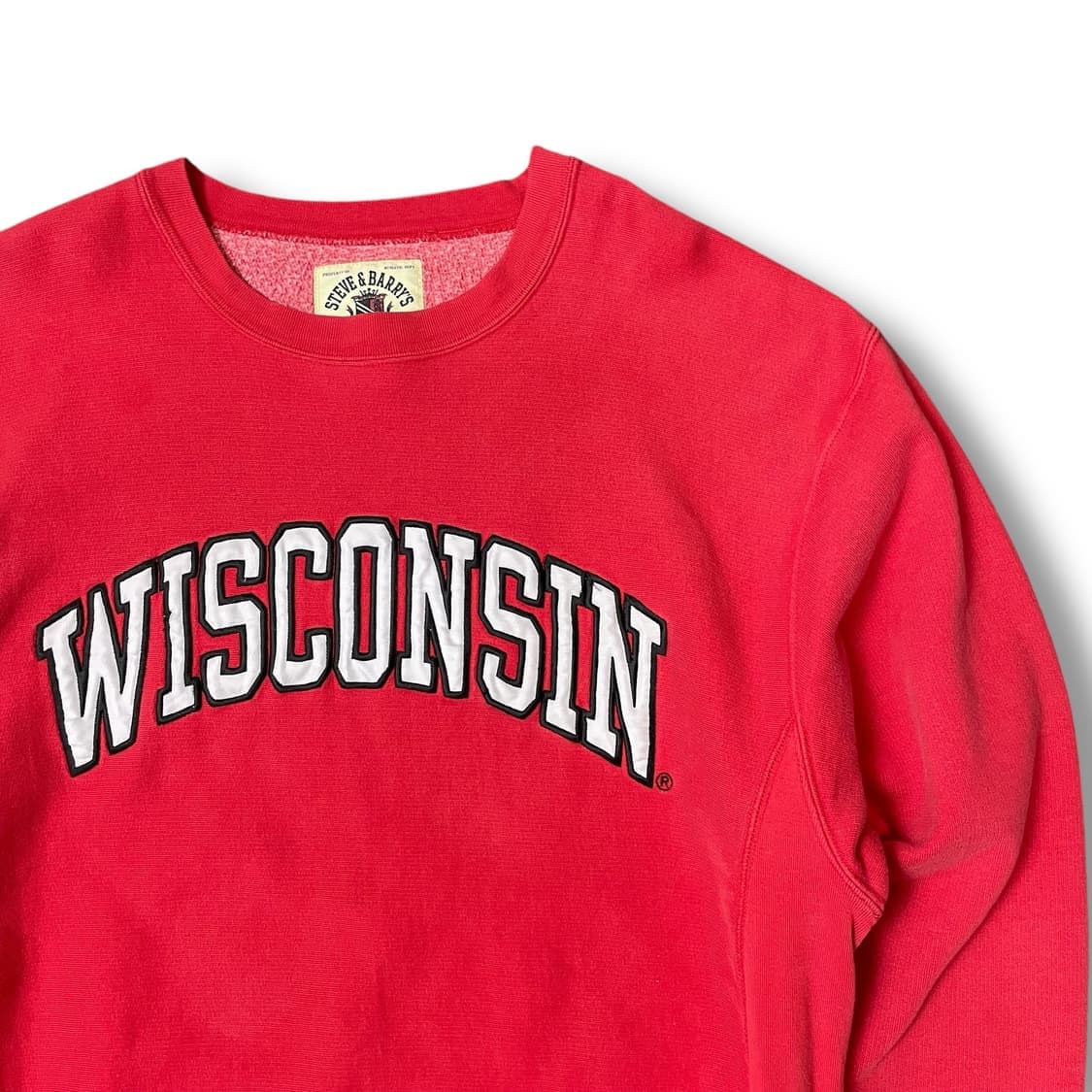 빈티지 레드 기모 맨투맨 M 상품이미지3