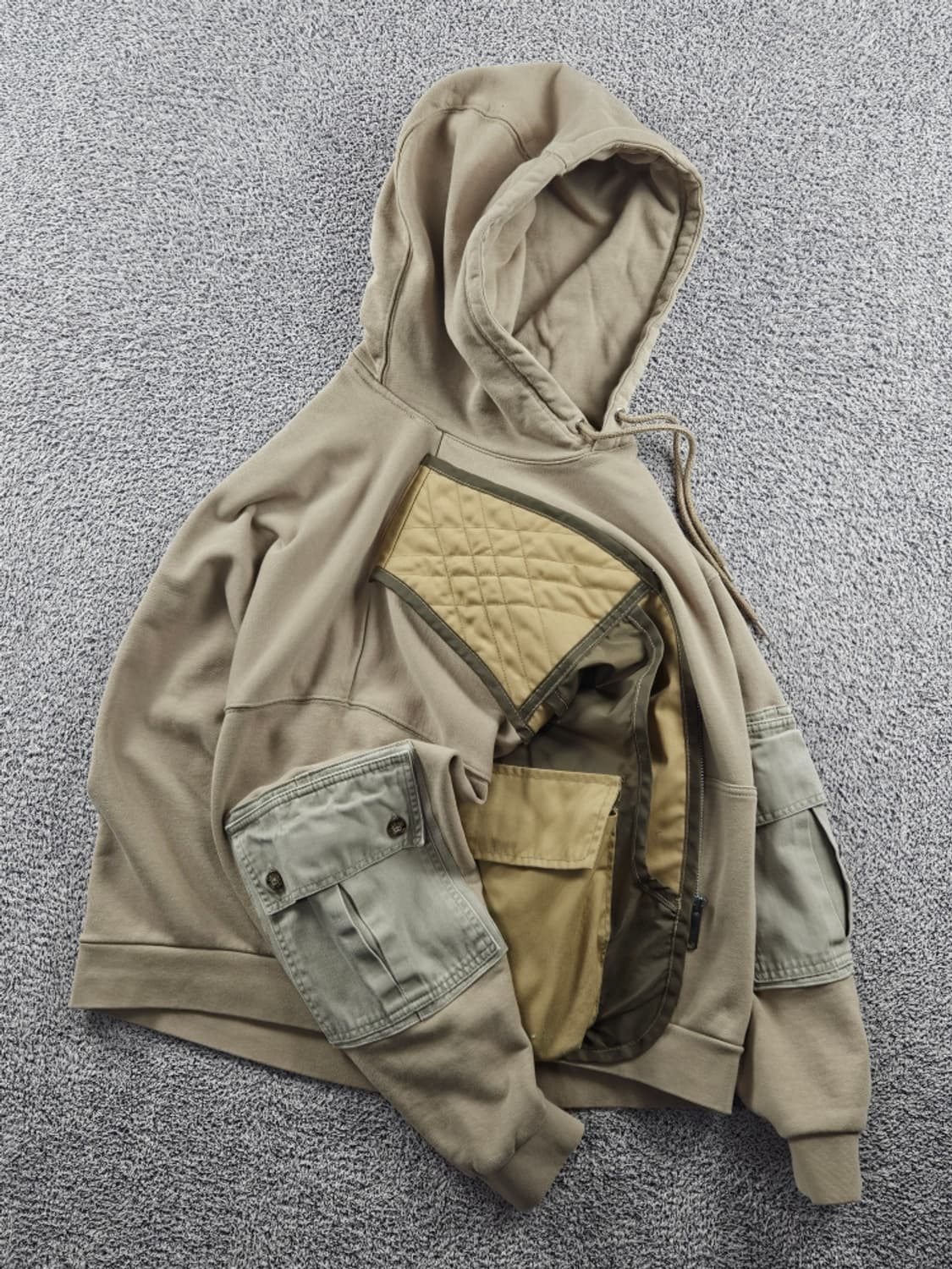 나이키 포켓 베스트 커스텀 스웻 후드 티셔츠 ( XL ) / 10991 상품이미지4