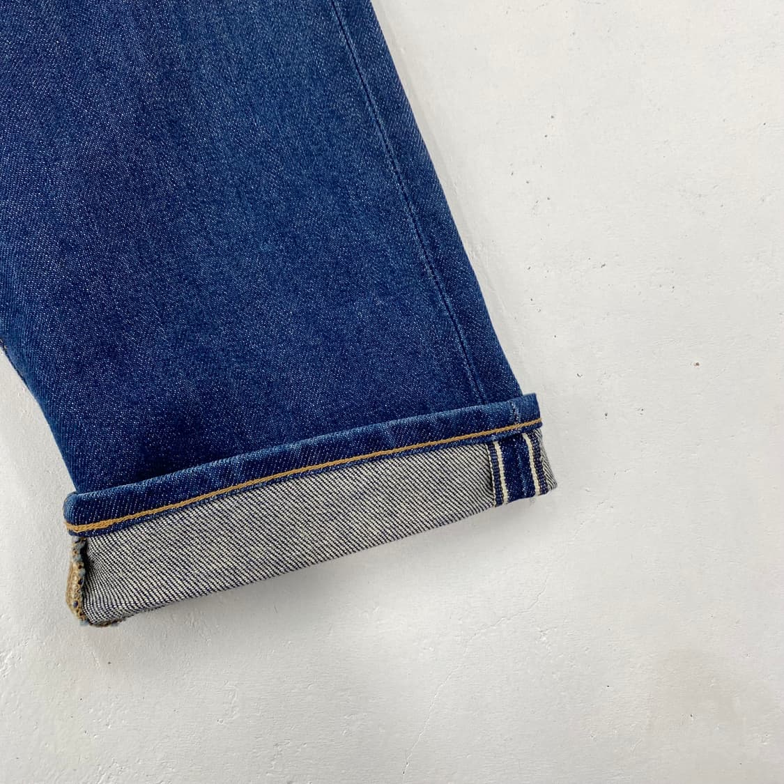 리바이스 502 빅E 재팬 메이드 블루탭 셀비지 데님 진 (32) 상품이미지3