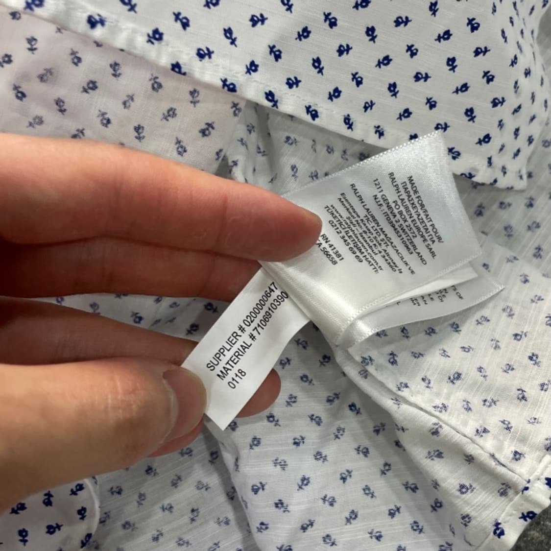 100 폴로 신형 패턴 셔츠  상품이미지4