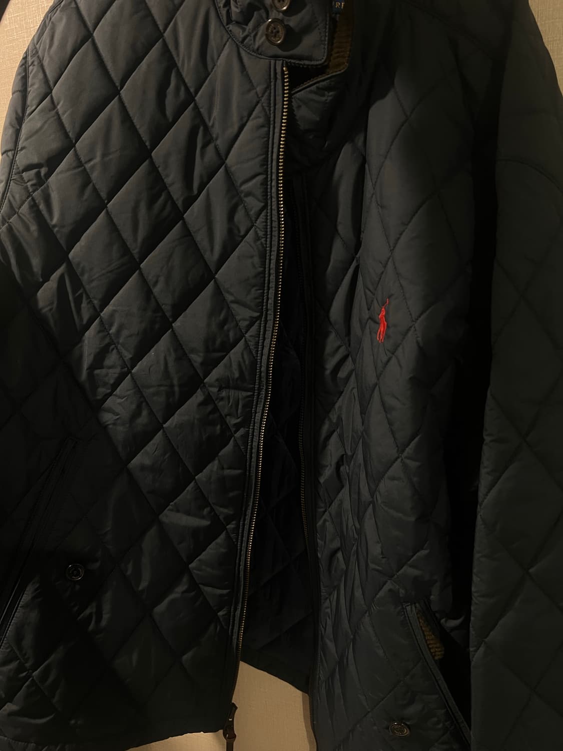 폴로랄프로렌 퀼트 자켓 네이비 XL (실착 2회) 상품이미지1