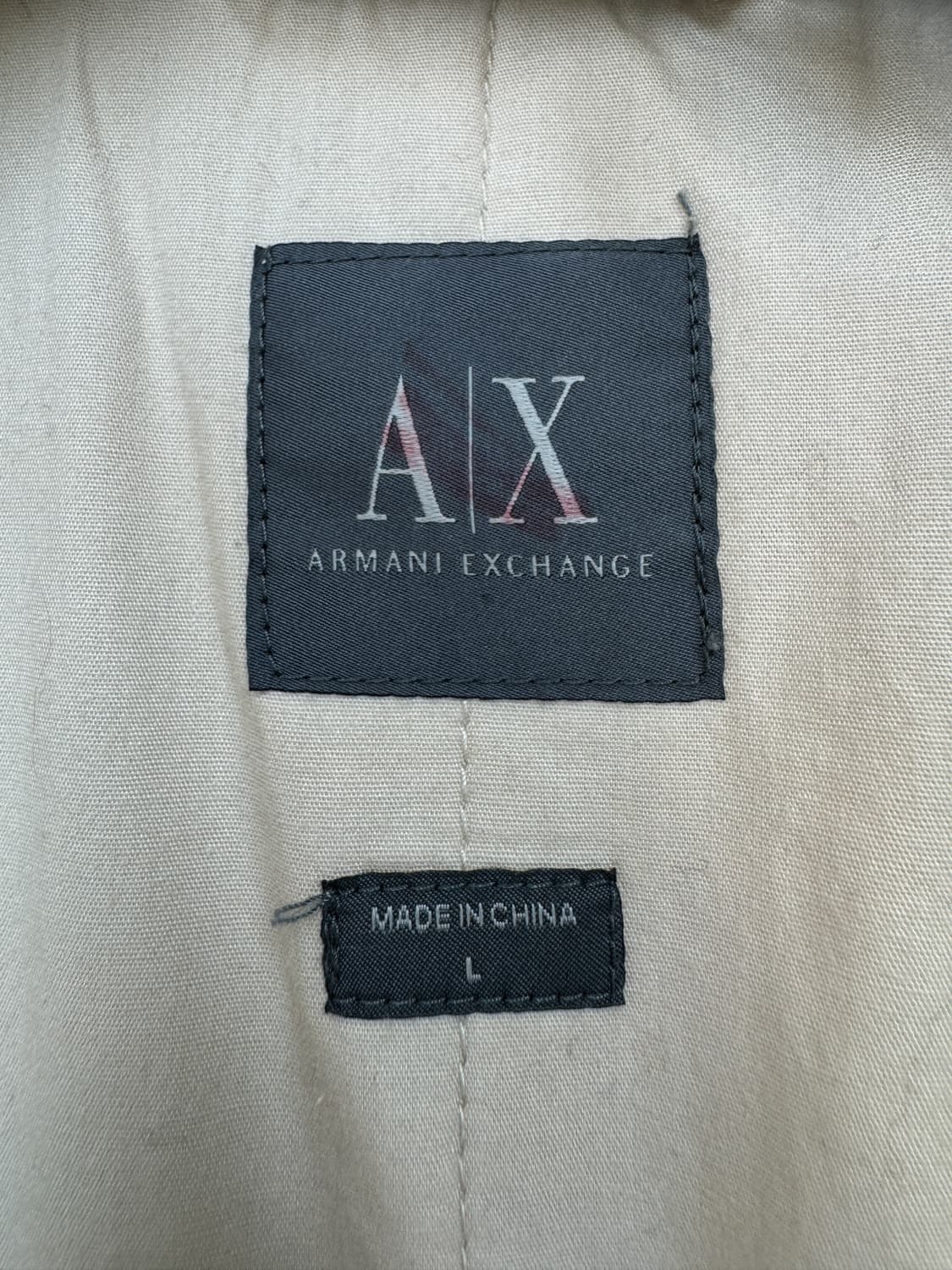 아르마니 익스체인지 AX 리플렉티브 로고 후드 파카 상품이미지6