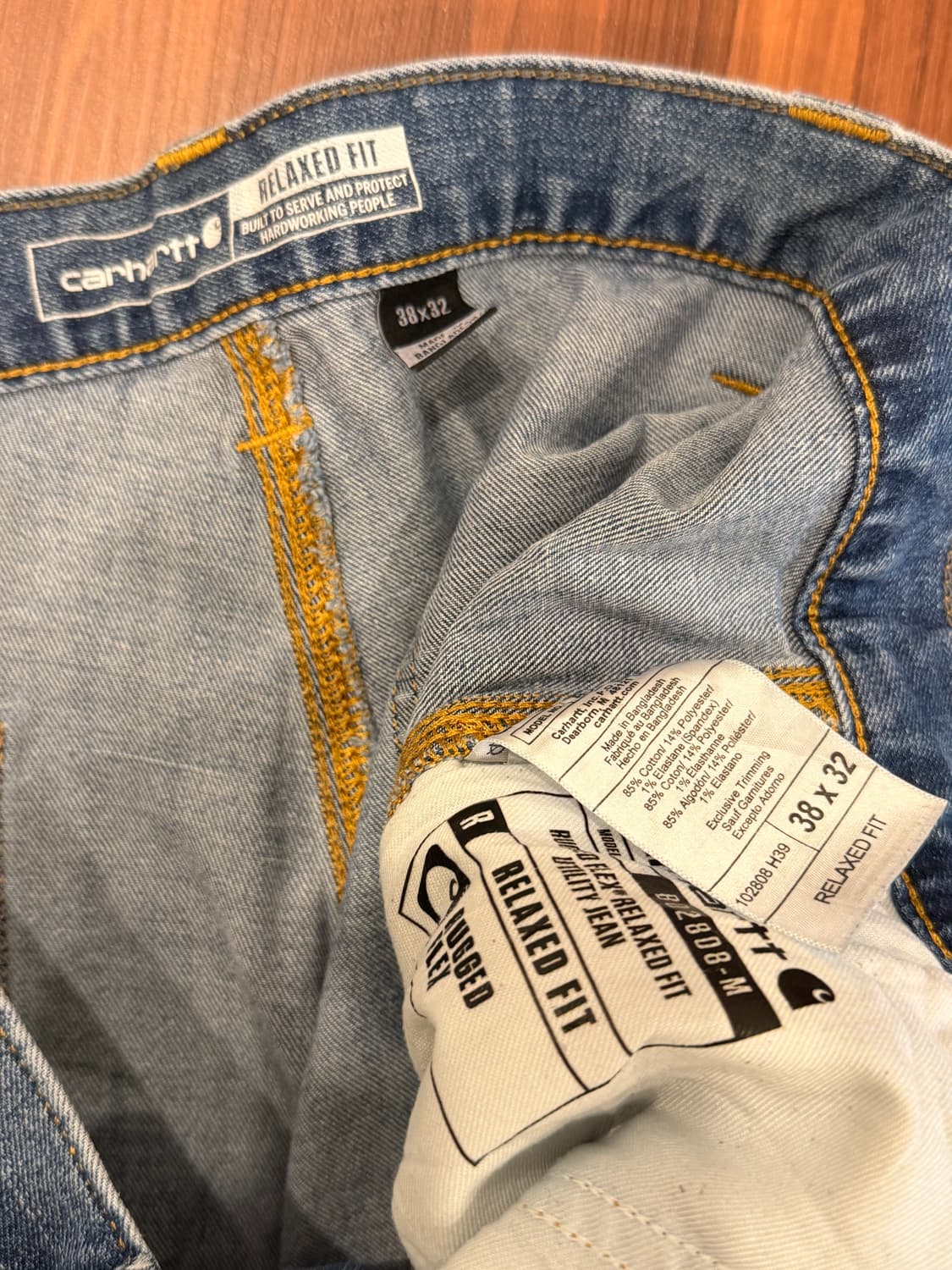 Carhartt 칼하트 데님 워크 팬츠 (38inch) 상품이미지10