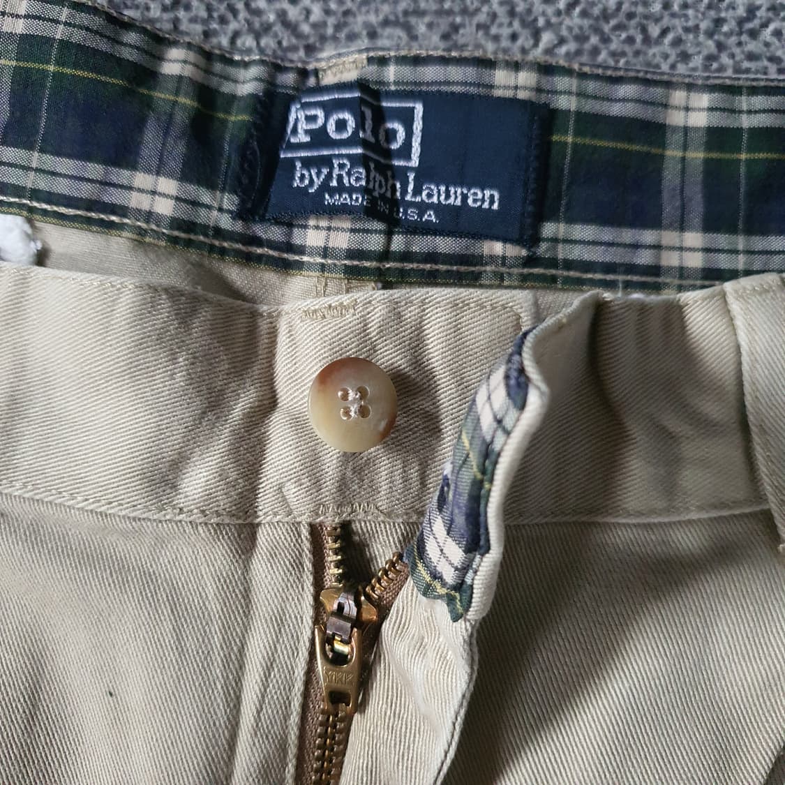 90s Made in U.S.A  폴로 랄프로렌 골프 투턱 치노 팬츠 N 상품이미지4