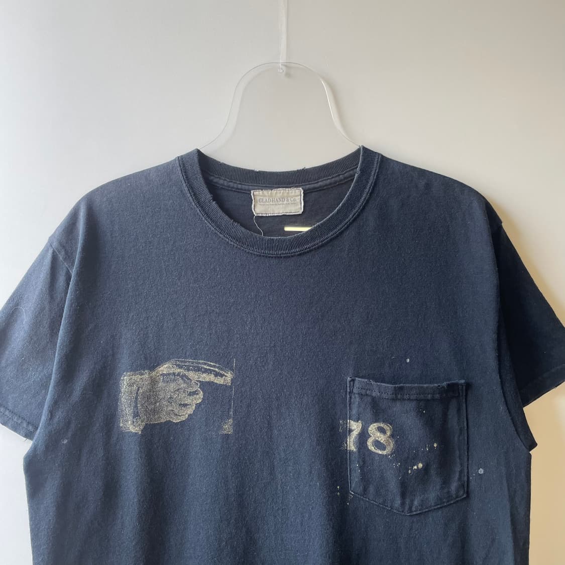 글래드 핸코 원포켓 그런지 티셔츠 상품이미지2