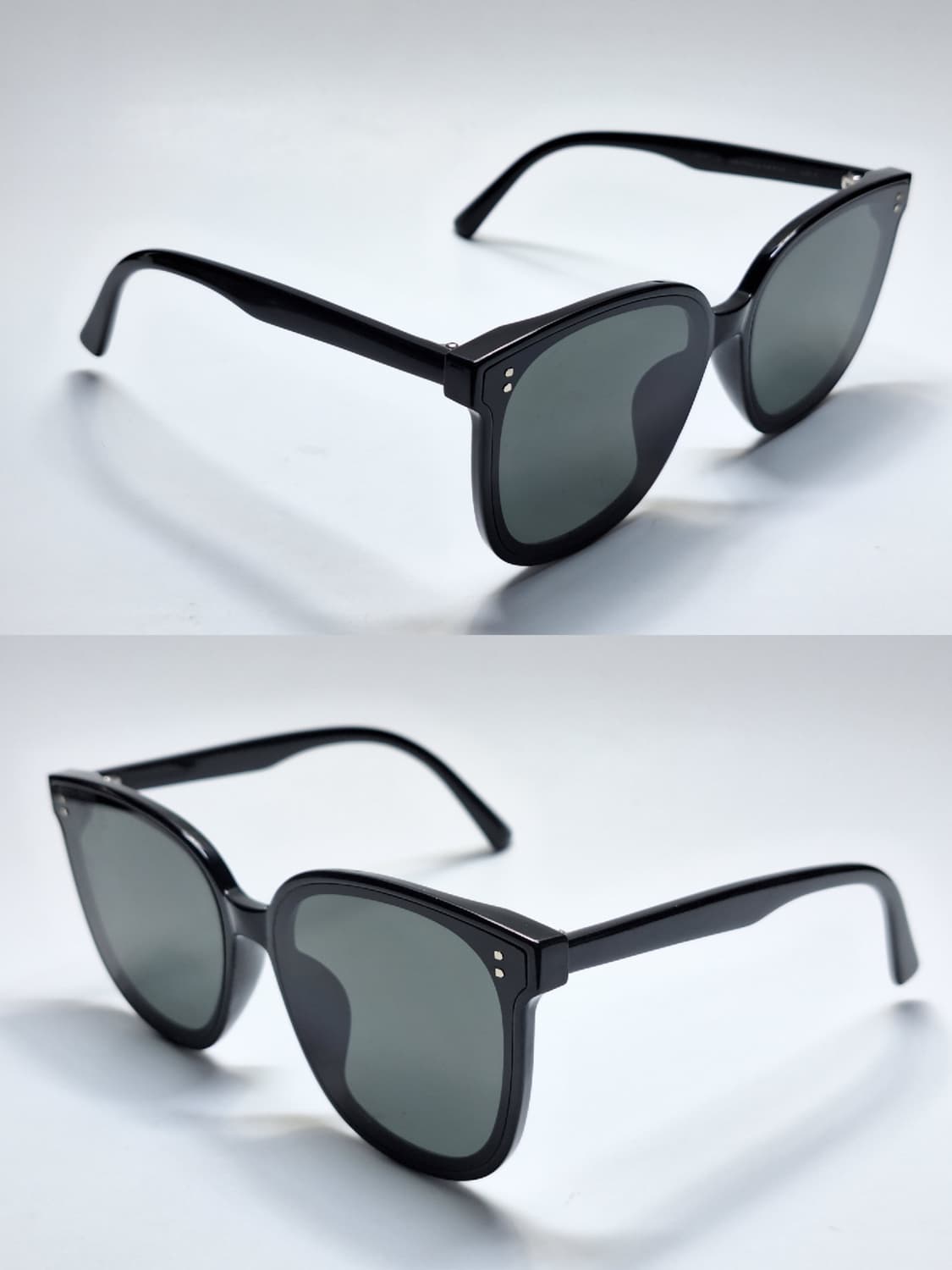 일본 수입 빅사이즈 블랙 선글라스 겸 안경테 65mm/y2k 스포티룩 상품이미지6