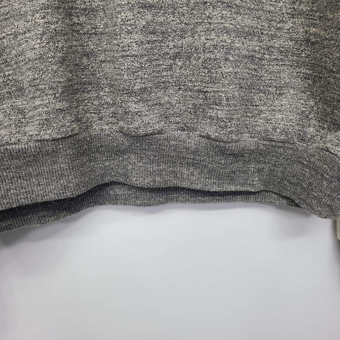 캐피탈 플리스 빅 크루넥 스웻 헤더 차콜 (5) 상품이미지5