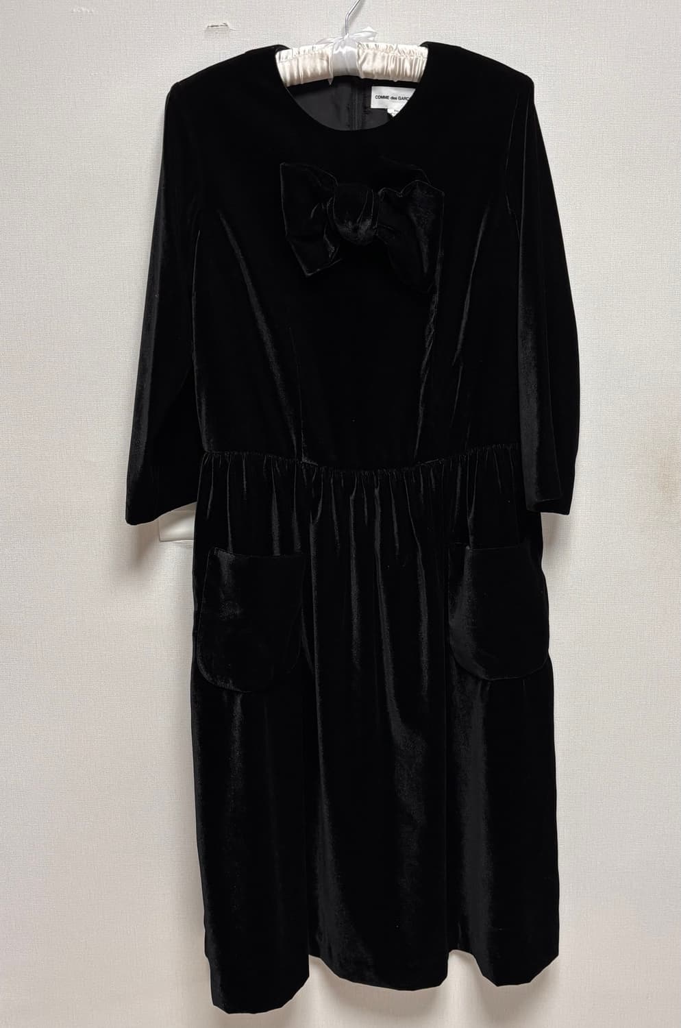 꼼데가르송 걸 벨벳 리본 원피스 상품이미지1