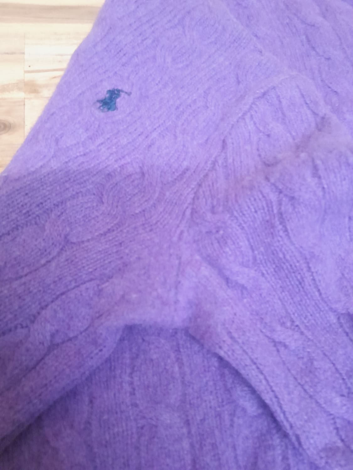 폴로 양모니트  라일락 S 55 상품이미지5