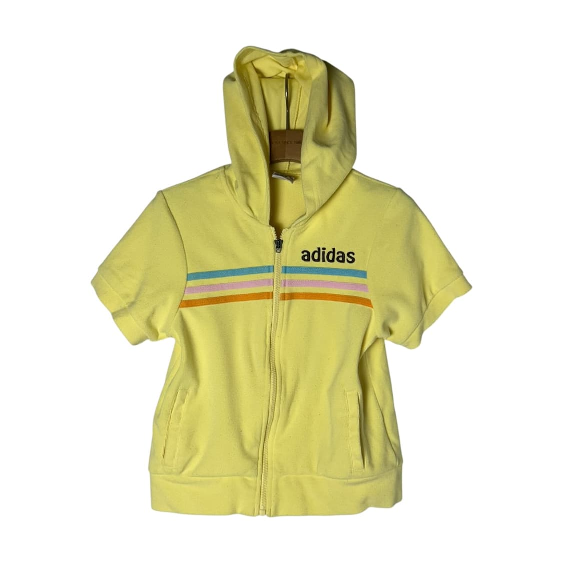 [adidas] 아디다스 올드스쿨 배색 반팔 후드집업 상품이미지1