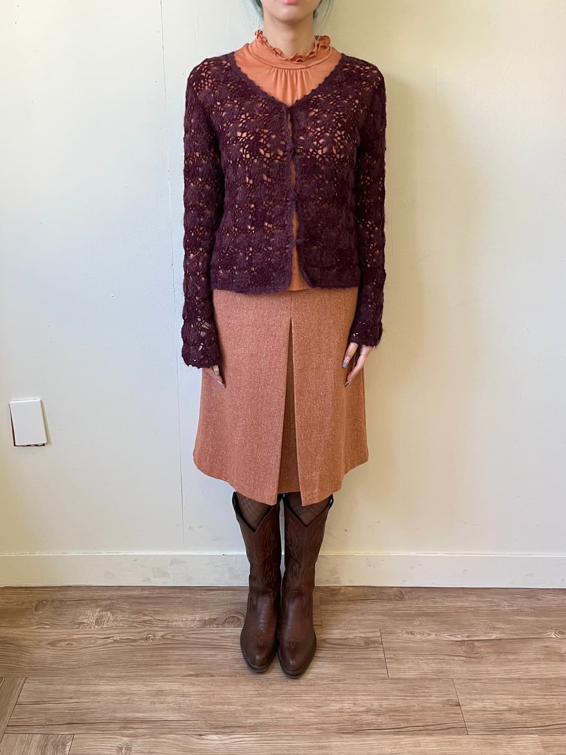 BENETTON 베네통 트위드 스커트 상품이미지7