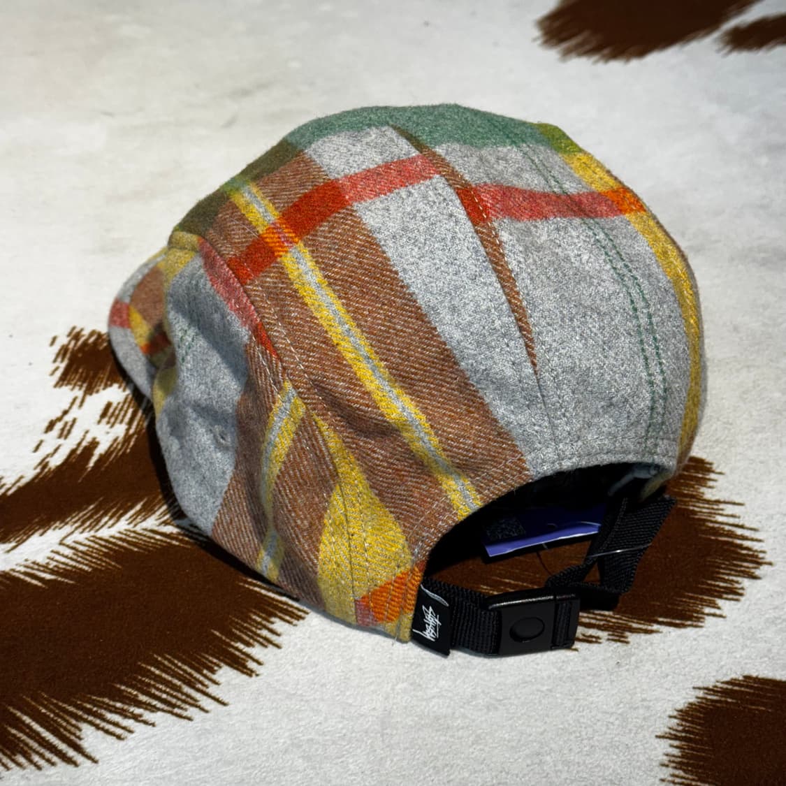 스투시 울 체크 캠프캡 (OS) 상품이미지4