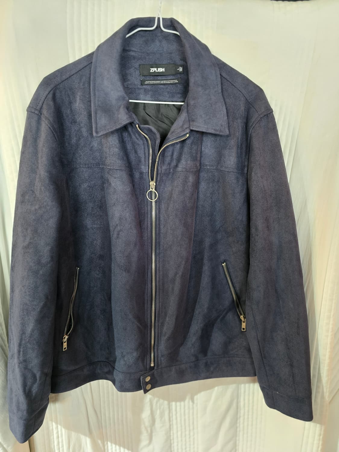 ZPLISH 스웨이드 블루종 자켓 상품이미지2