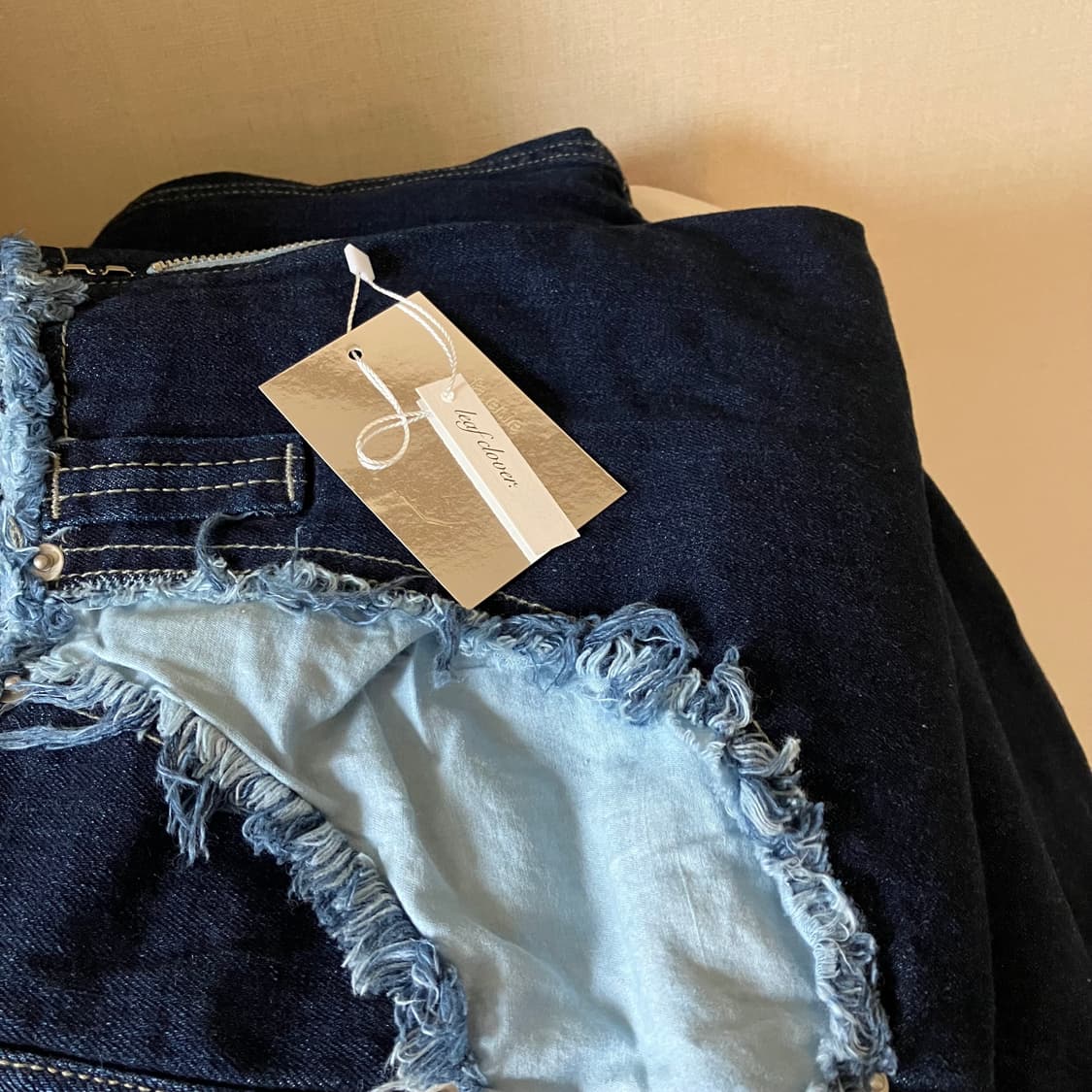 샵페어리 cut-off denim maxi pants 상품이미지5