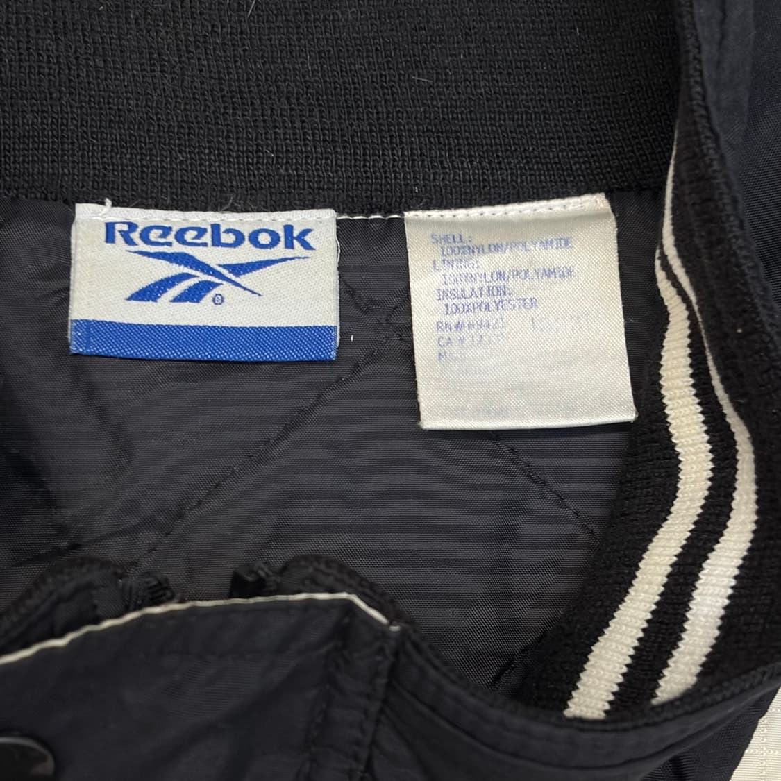 레어 90s 미국 빈티지 리복 빅로고 바람막이 패딩 자켓 상품이미지9