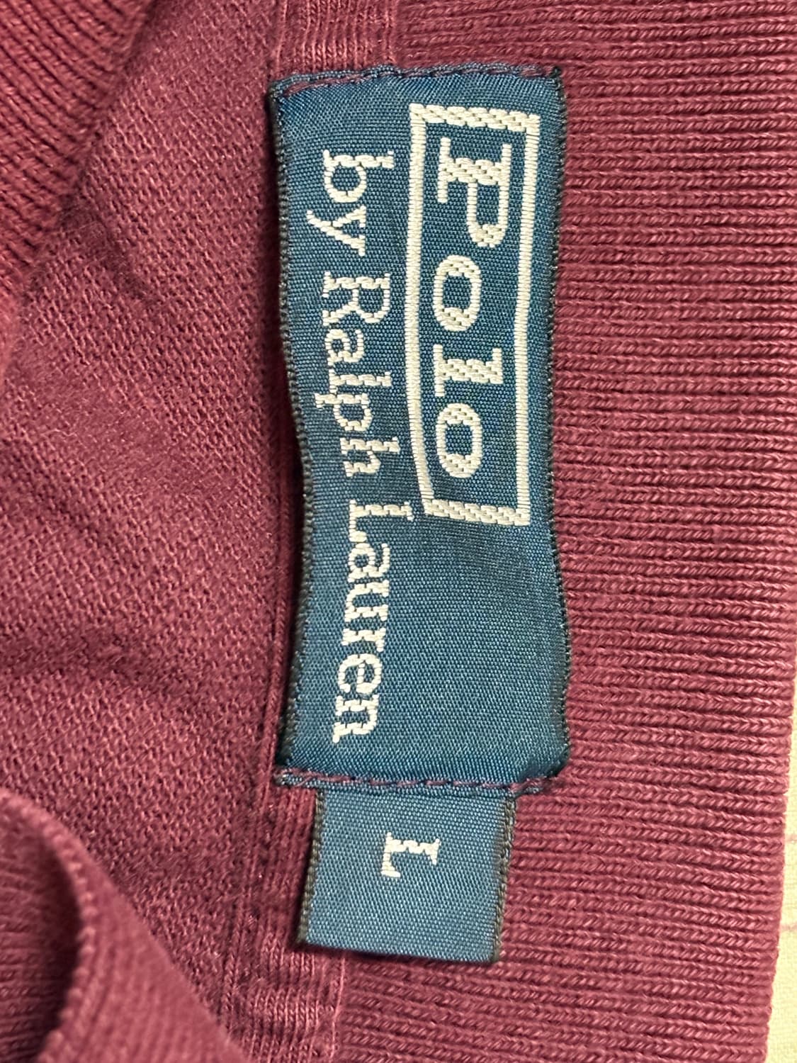 폴로랄프로렌 버건디 카라티 카라 롱슬리브 L 러블리힙 러힙 상품이미지3