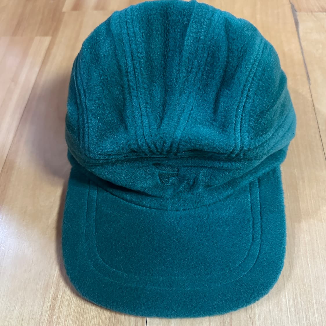 포스트 아카이브 팩션 x 휠라 플리스 이어 플랩 캡 그린 상품이미지3