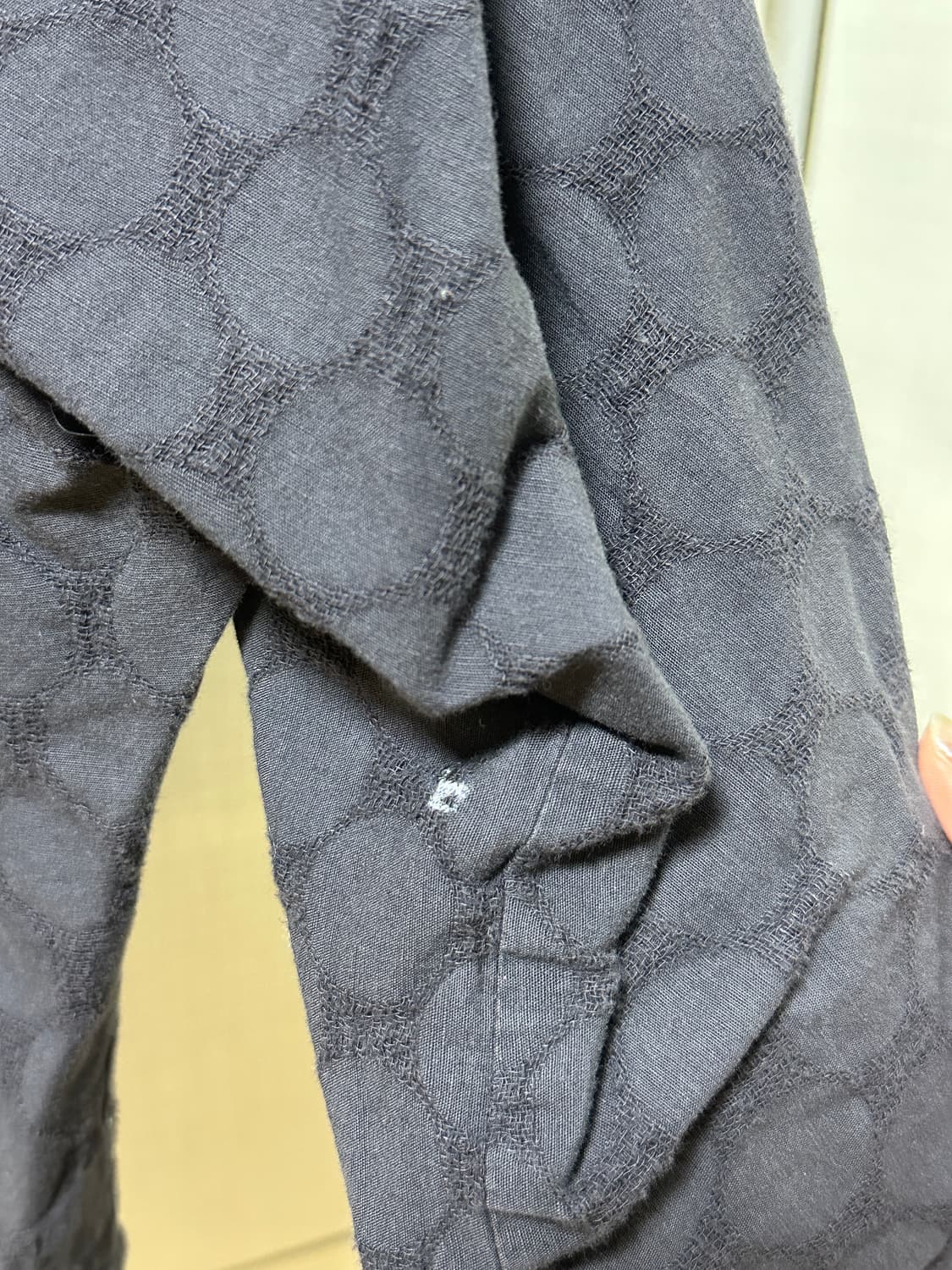 에프터먼데이 LOA 도트 레글런 셔츠 상품이미지2