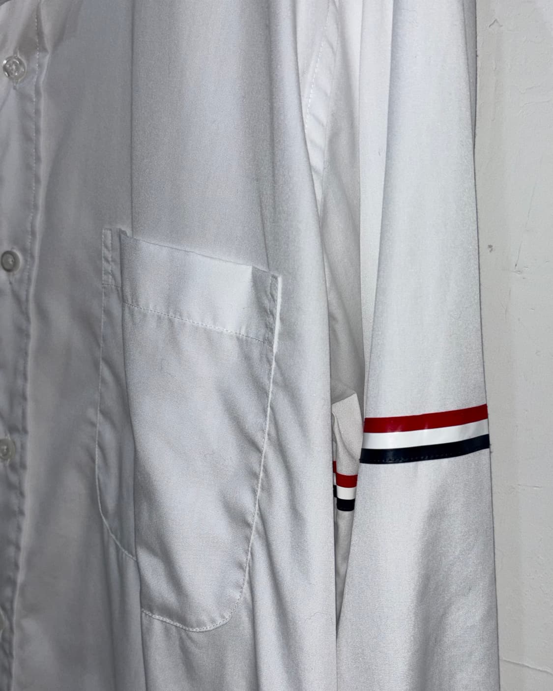 Thom Browne 톰브라운 암밴드 클래식 포플린 화이트 셔츠 상품이미지3