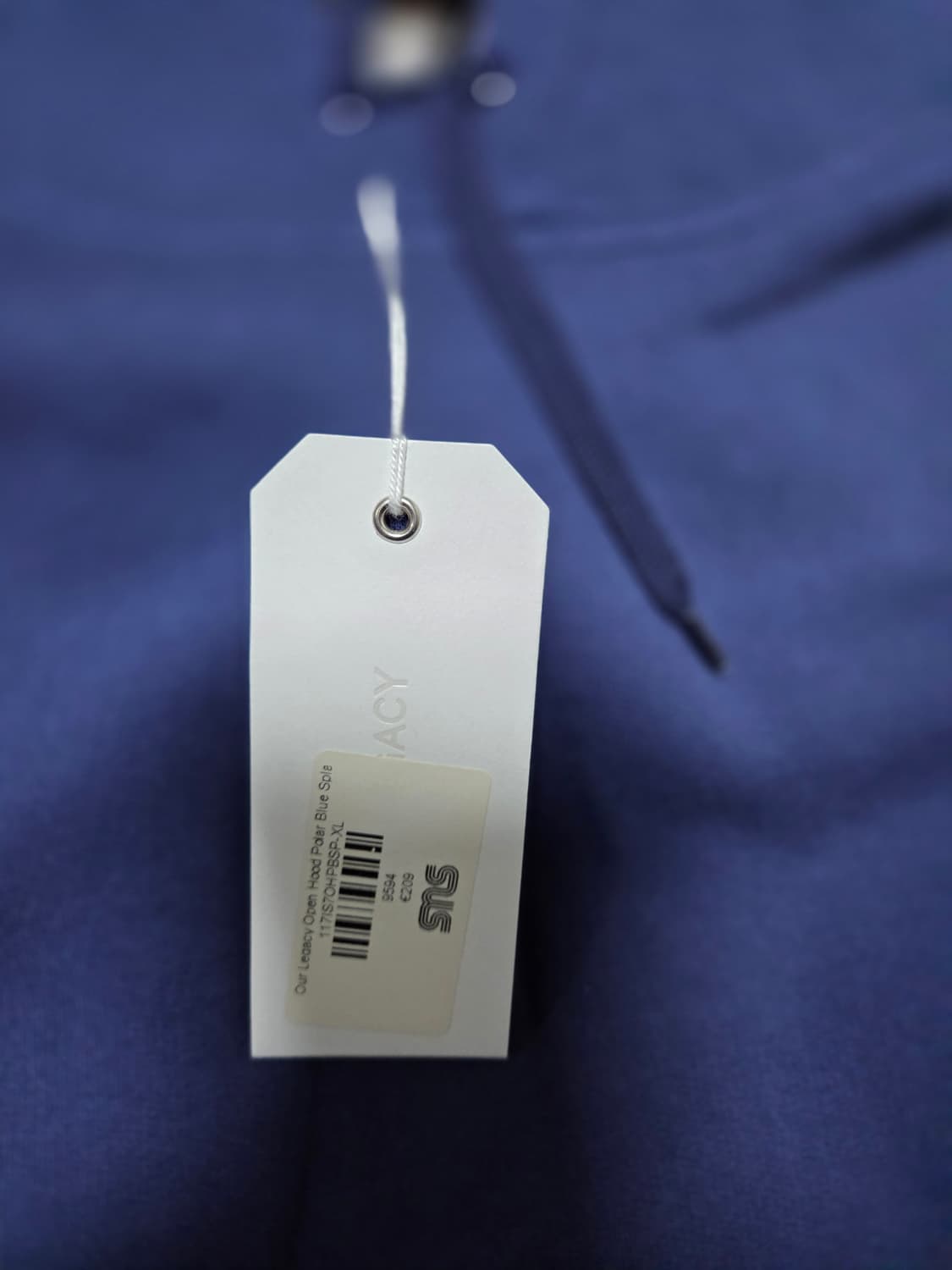 Our legacy 아워레가시 스플레쉬 블루 오픈후드 XL사이즈 새제품 상품이미지4