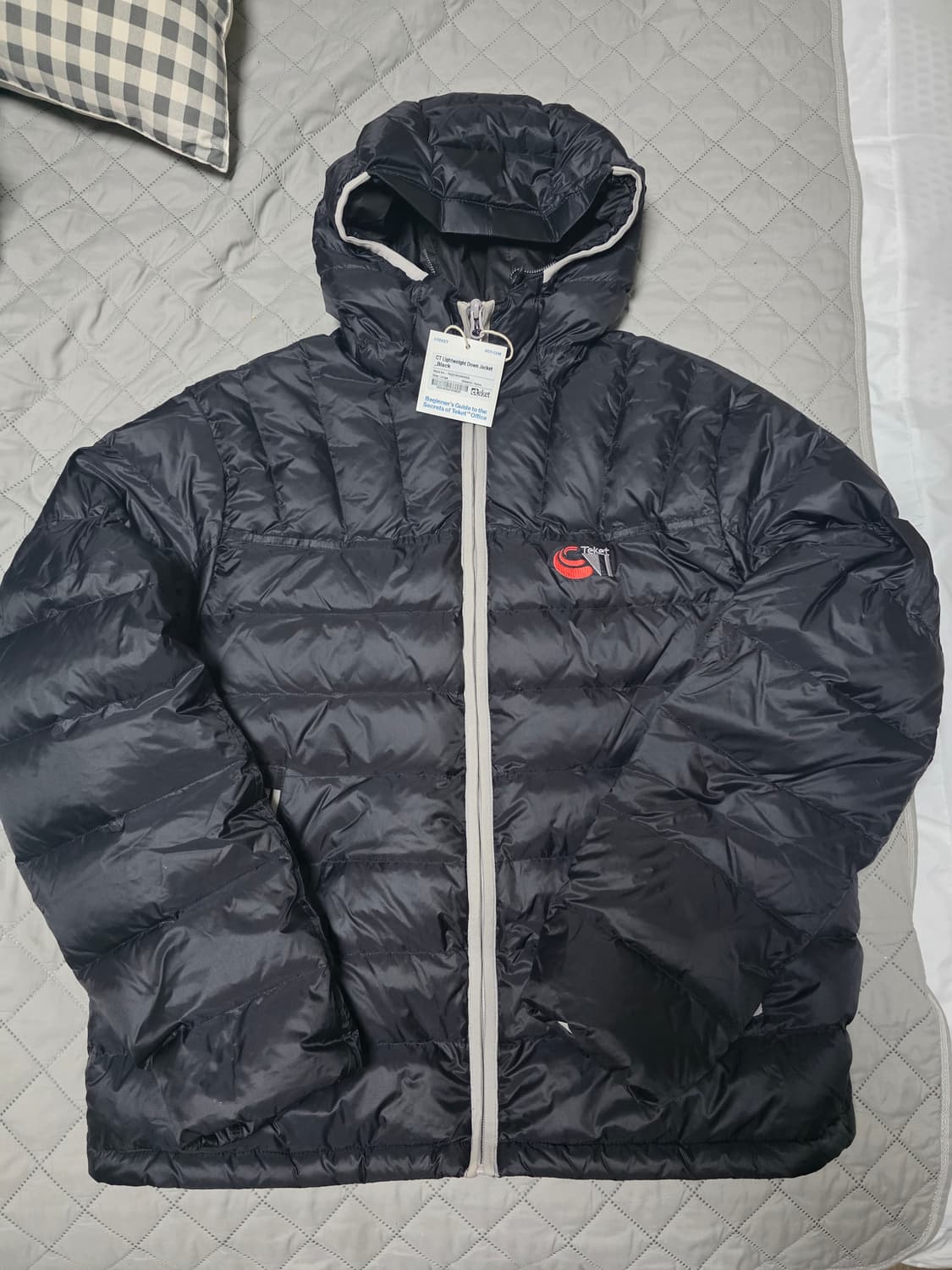[L] Teket 테켓 경량 패딩 블랙 새상품 상품이미지1