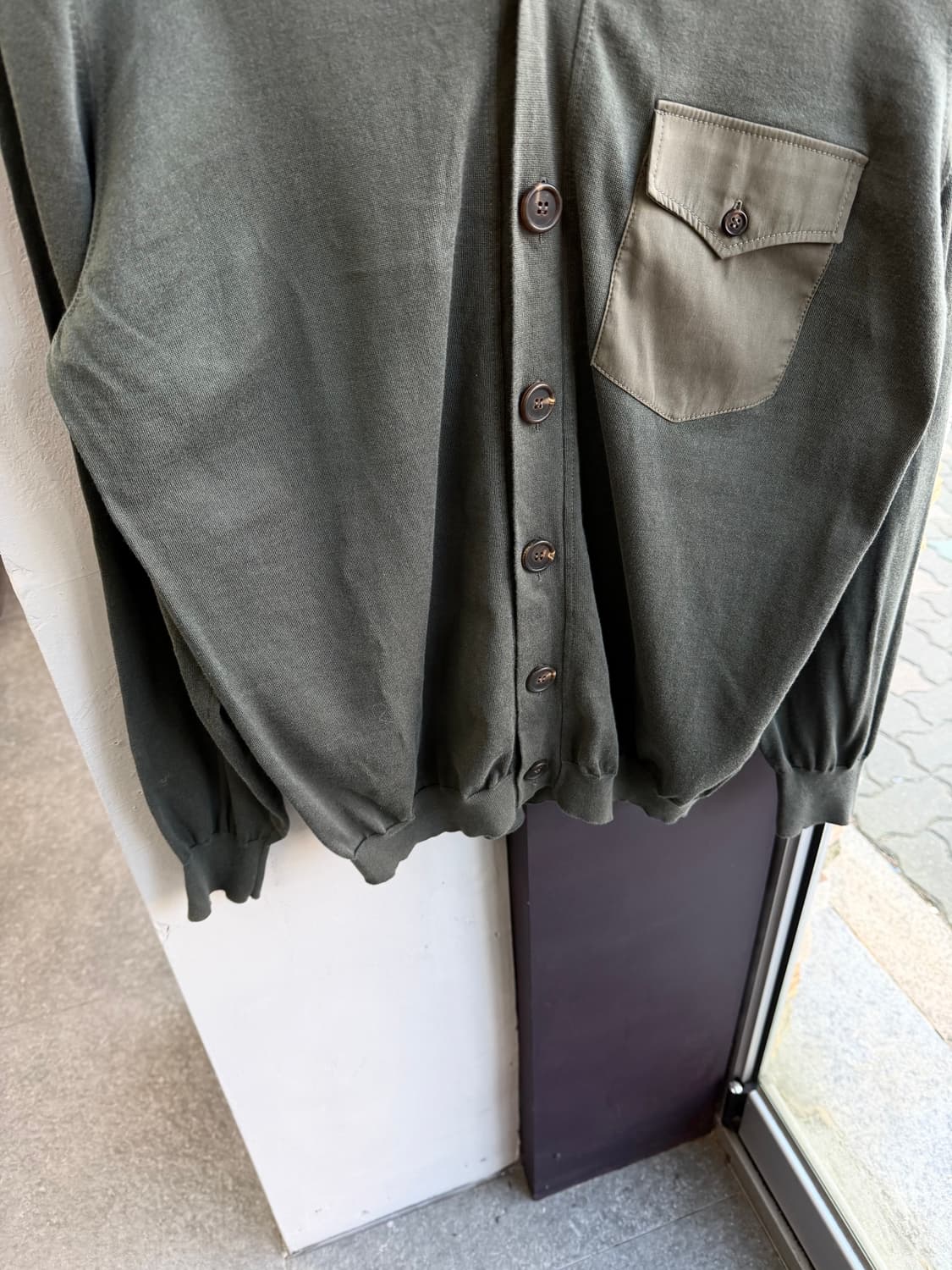 .105/ 브루넬로쿠치넬리 원포켓 울 가디건 상품이미지4