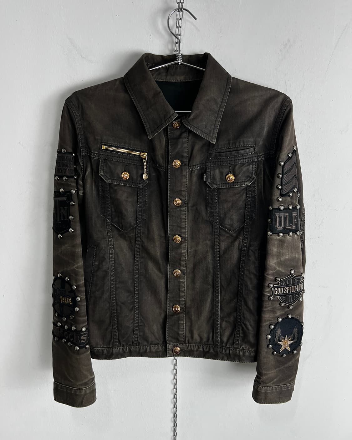 ROEN SKULL STUDDED JACKET 상품이미지3