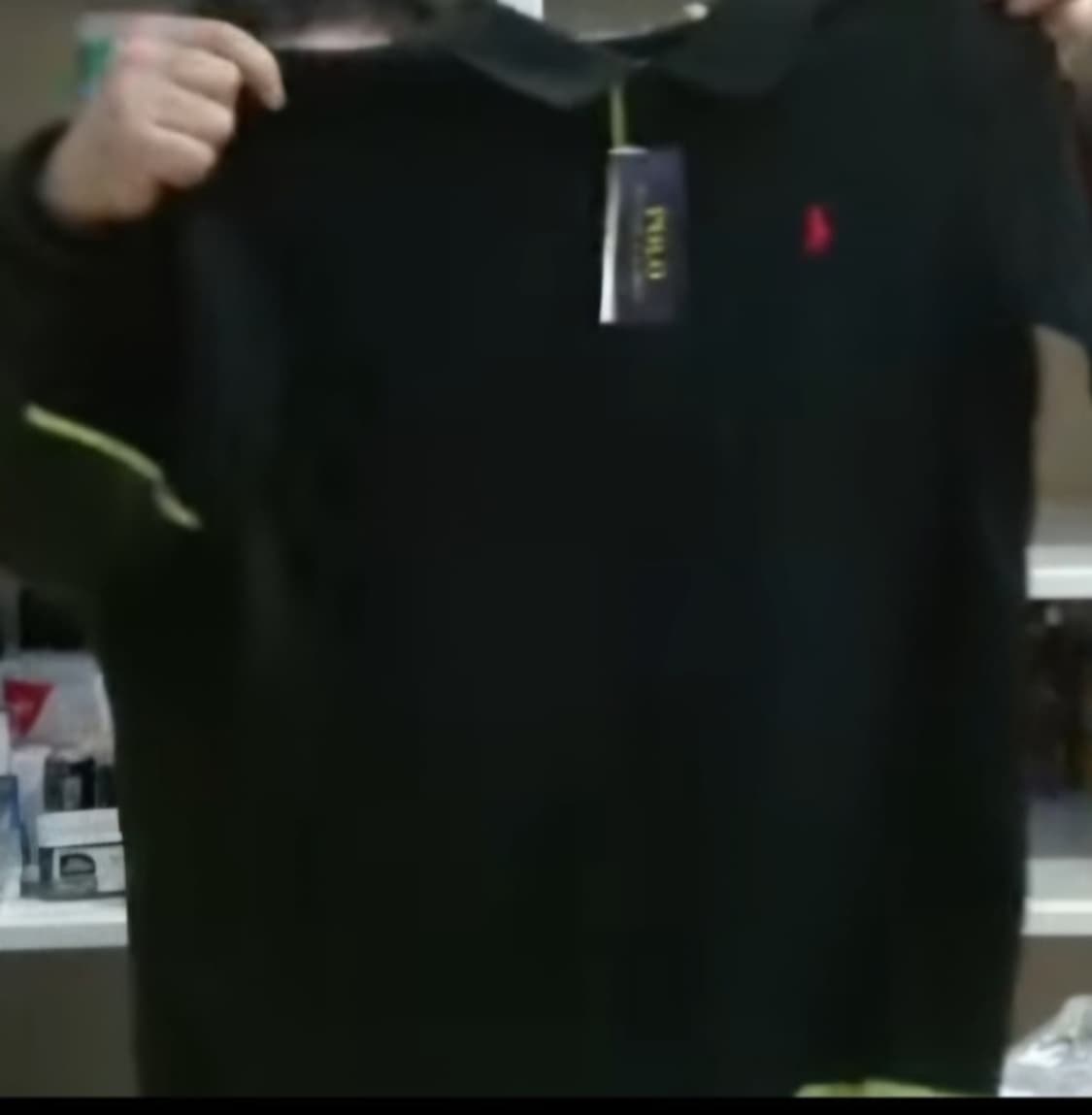 폴로랄프로렌골프웨어 반팔카라티셔츠 블랙 S신제품미개봉 상품이미지2