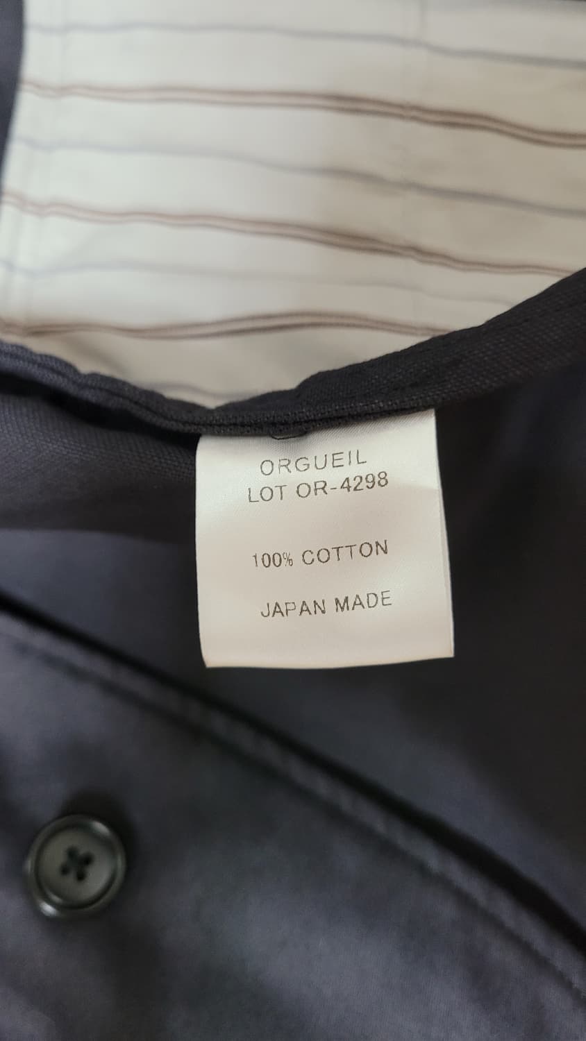 오르게이유(Orgueil) - 몰스킨 색 자켓(블랙) 38사이즈 상품이미지4