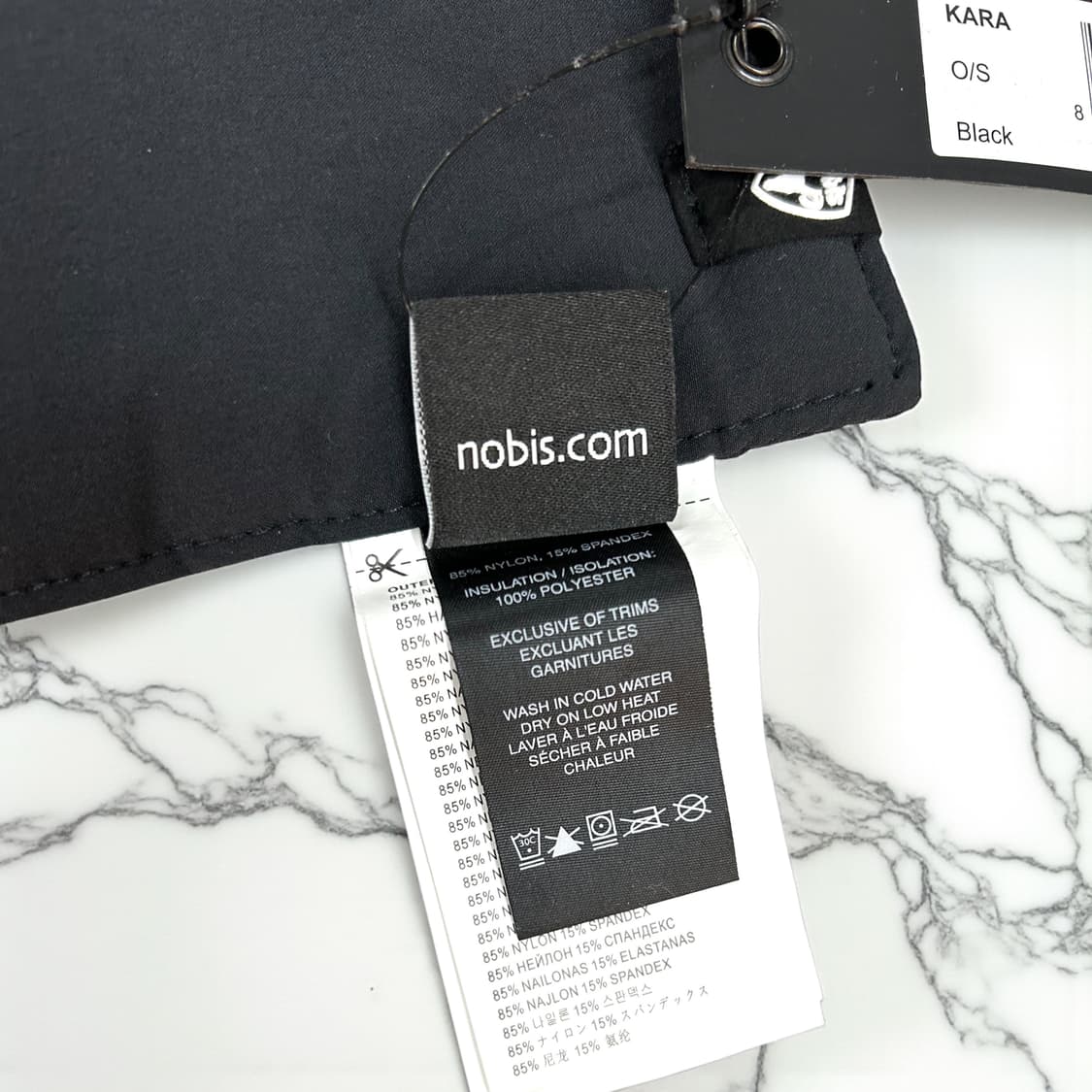 노비스 카라 퀼팅 패딩 머플러 상품이미지5