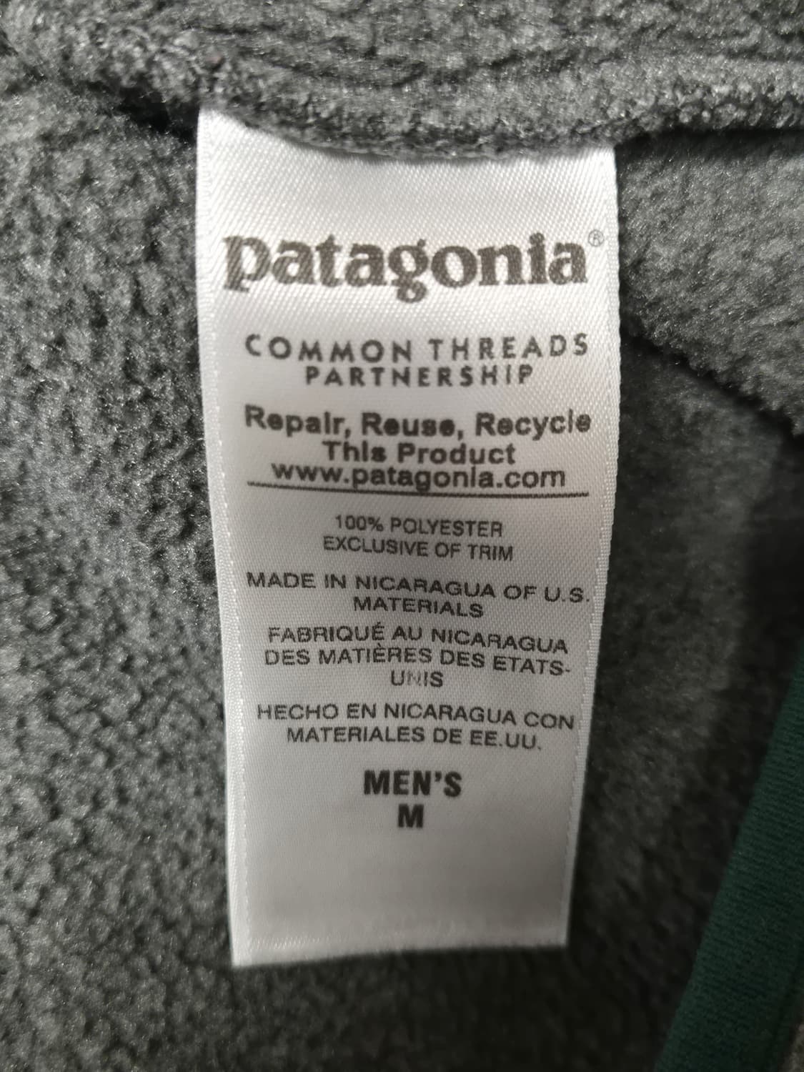 15s 파타고니아 신칠라 그레이/딥그린 상품이미지4