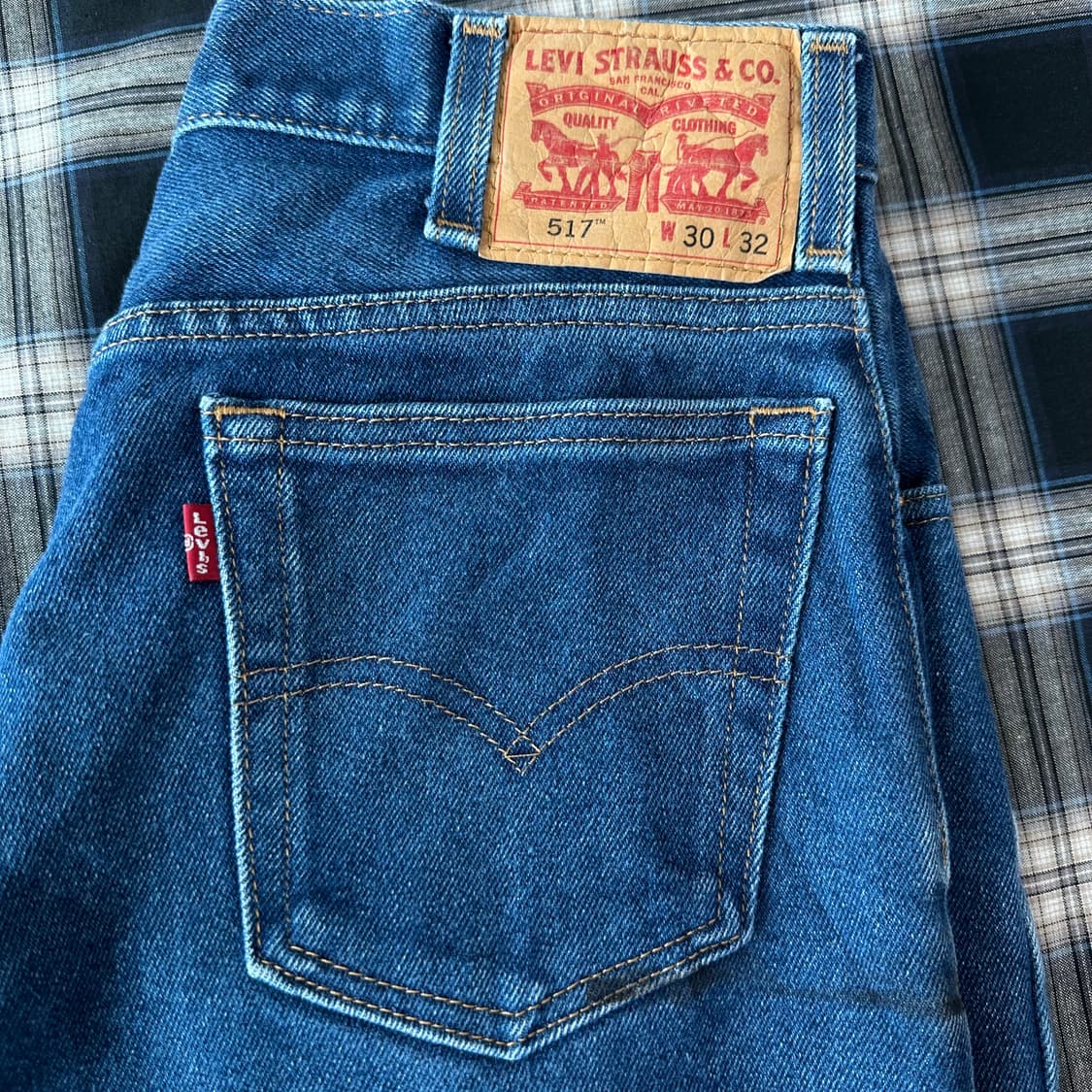 Levis 부츠컷 리바이스 517 데님 청바지 W30 L32 상품이미지2