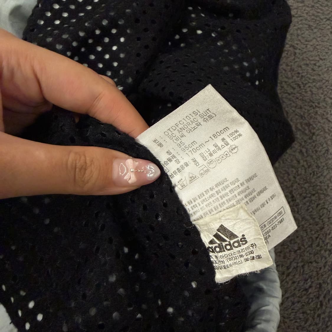 [정품/95] 00s 아디다스 올드스쿨 아노락 바람막이 자켓 상품이미지6