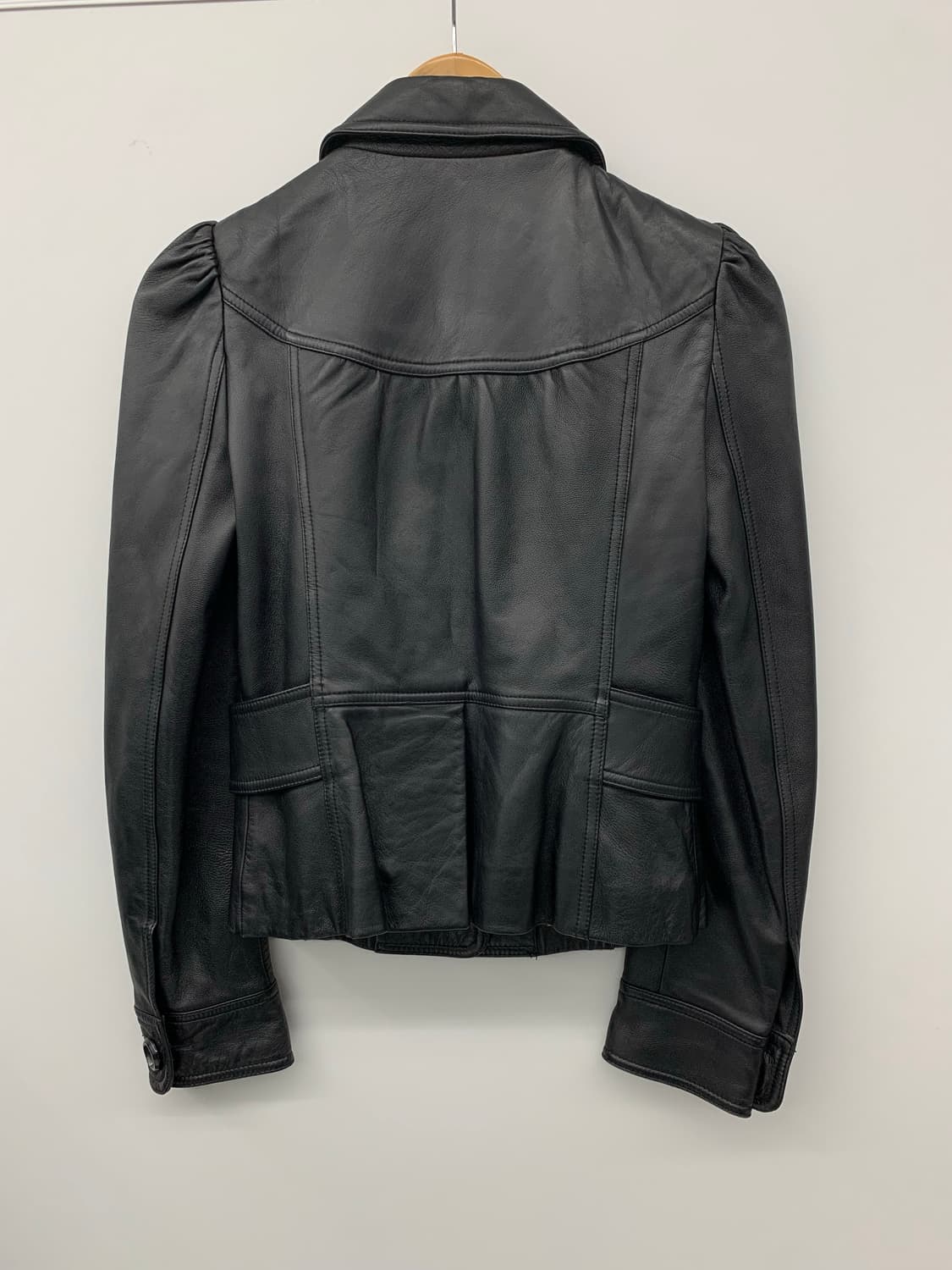 램스킨 카라 퍼프 레더 상품이미지4