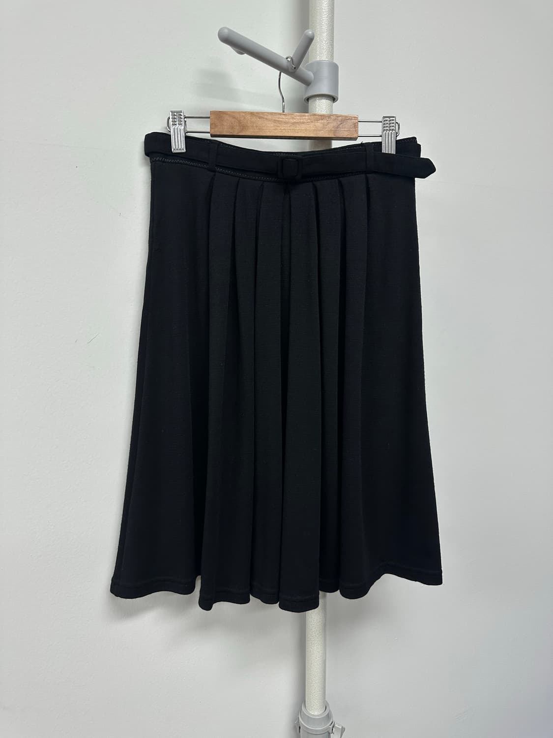 폴스미스 울캐시미어 벨티드 플리츠 스커트 상품이미지1