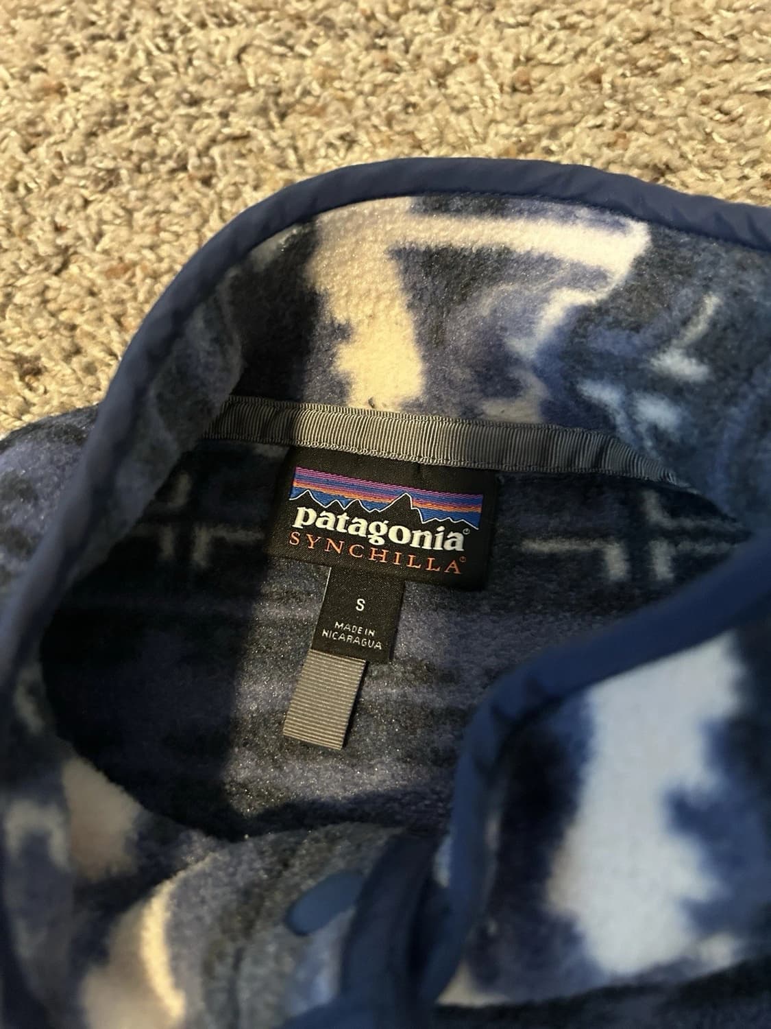 90s 파타고니아 신칠라 스냅-티 플리스 풀오버 상품이미지3