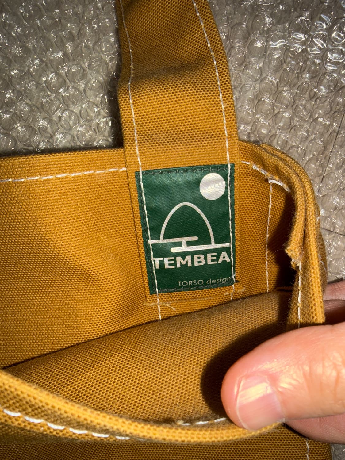 템베아 바게트 토트백 M사이즈 뉴베이지/머스타드 상품이미지7