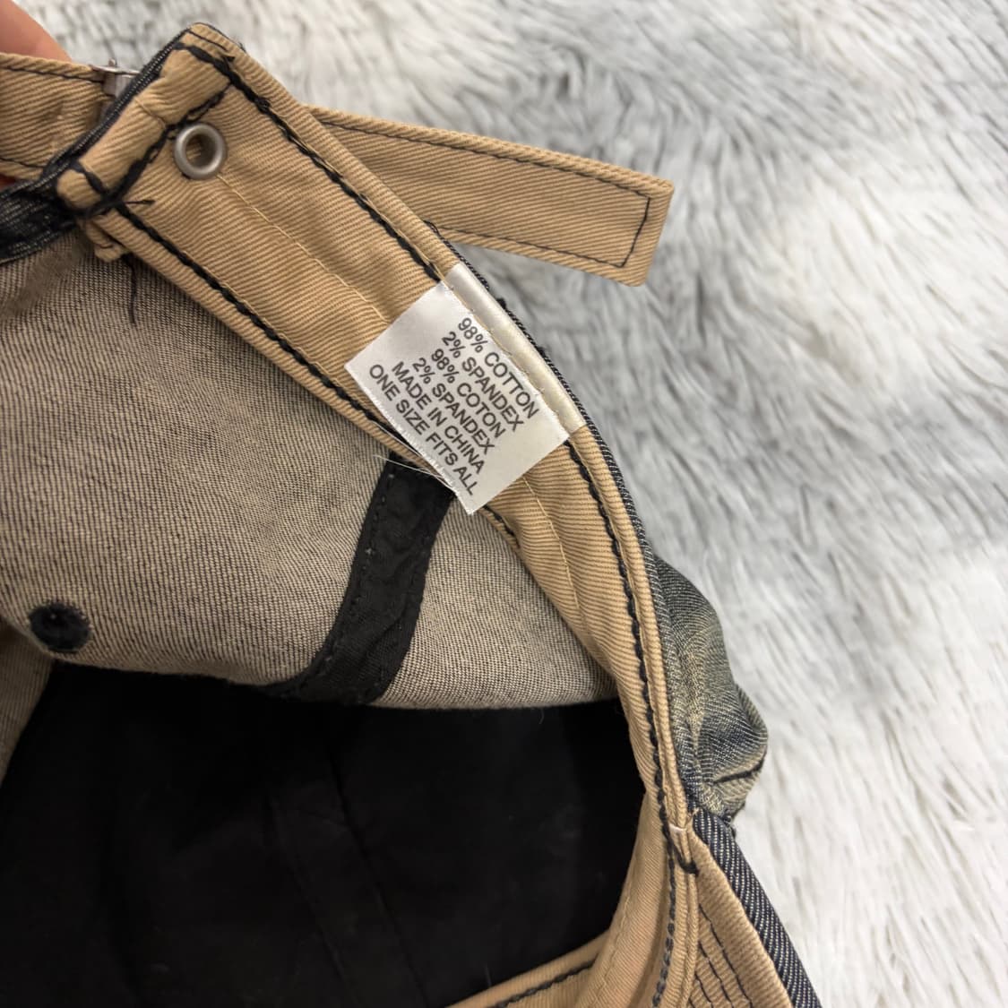 트루릴리전 자수 데님 볼캡 상품이미지8