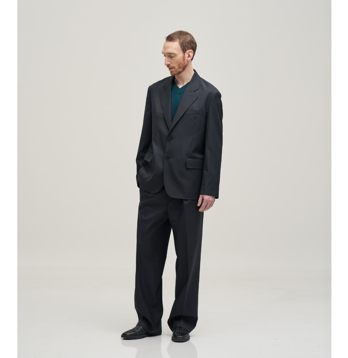 [1] 어나더오피스 레거시 울 트라우저 차콜 / 다크그레이 슬랙스 팬츠 상품이미지8