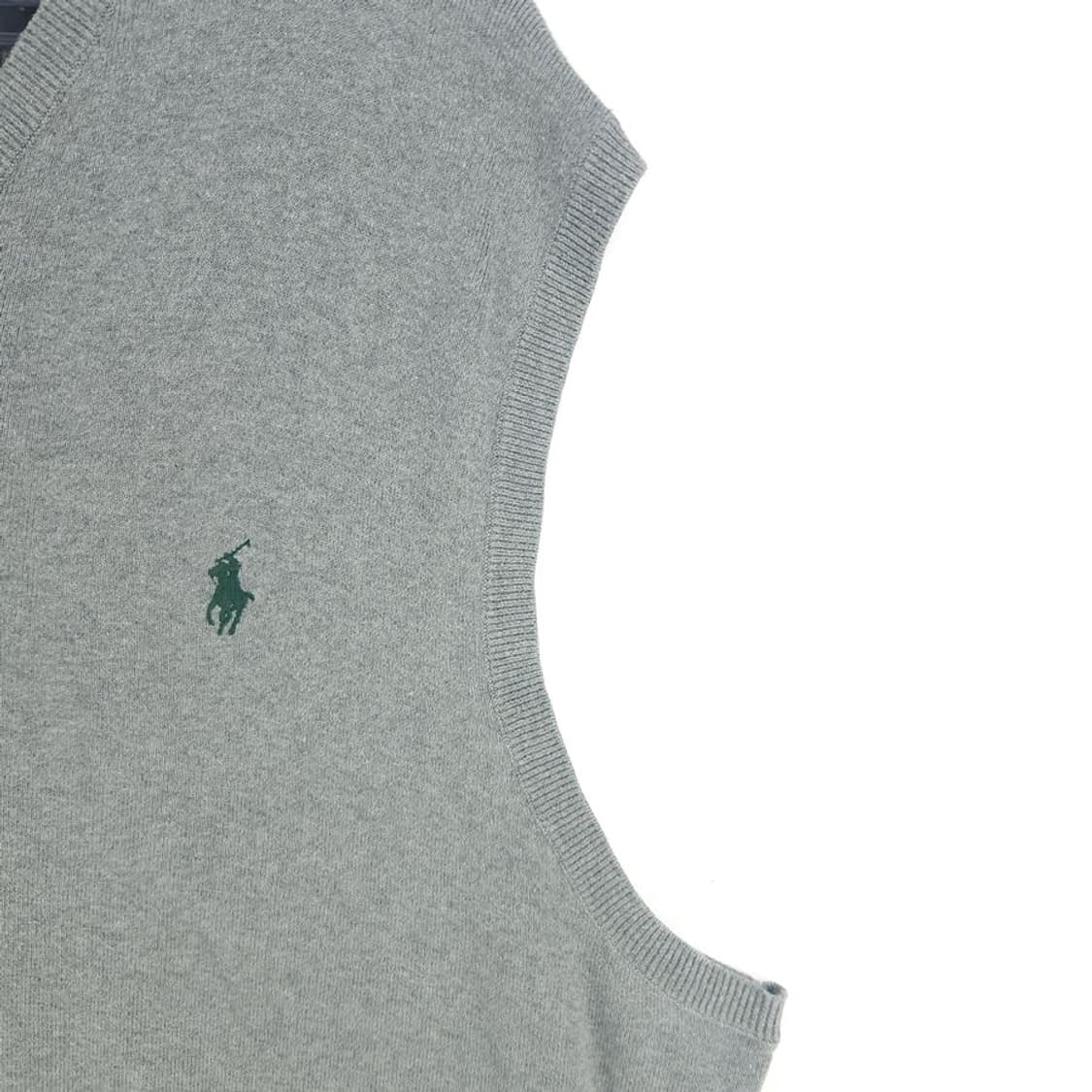 [남2XL]폴로랄프로렌 그레이 피마코튼 조끼[Y61-181] 상품이미지4