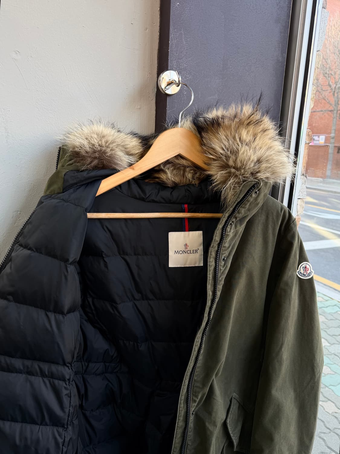 4/ 몽클레어 EVANTHIA 구스다운 퍼 야상 패딩 상품이미지7