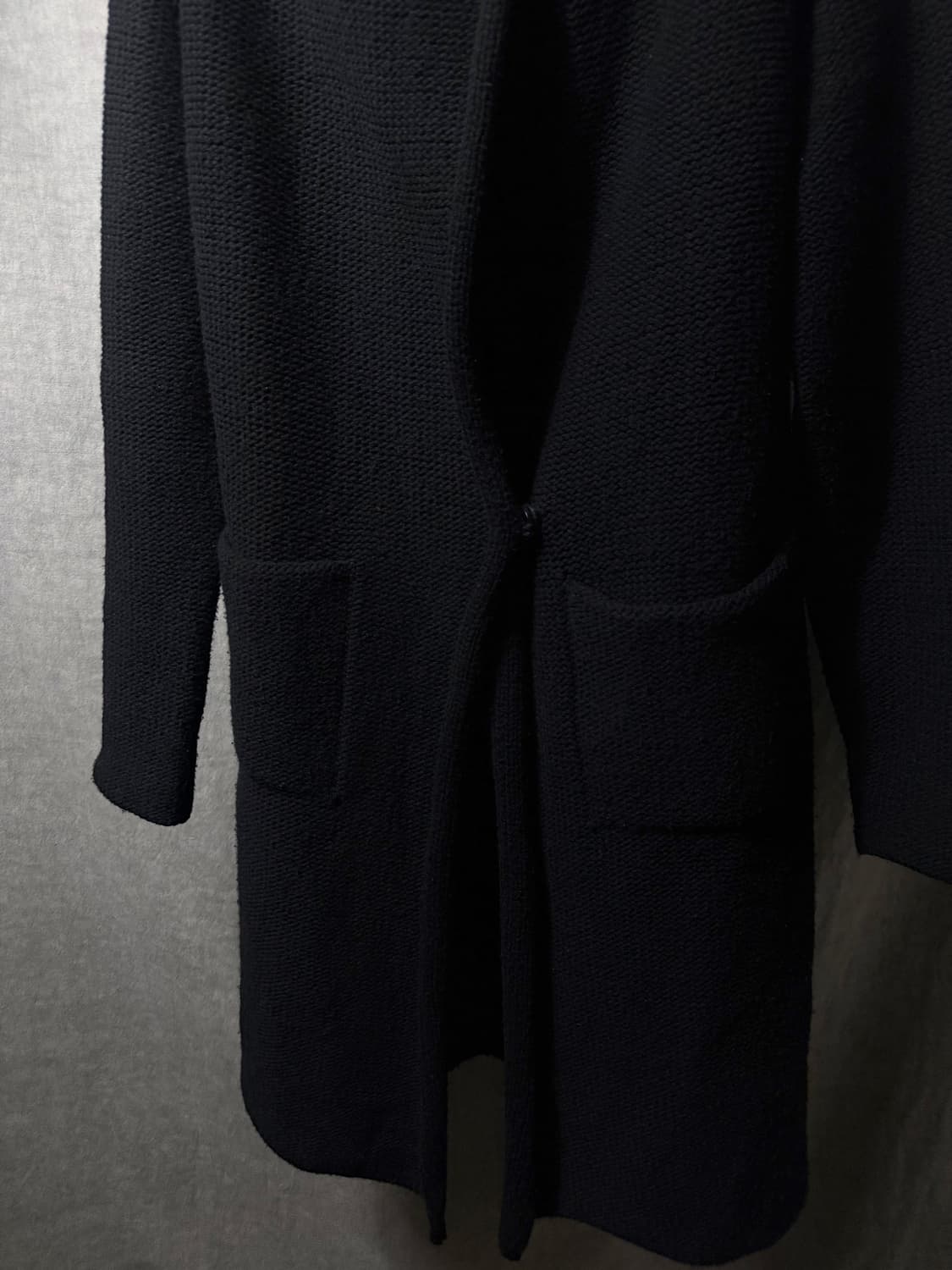 Forme d'Expression Shawl Collar Knit Coa 상품이미지8