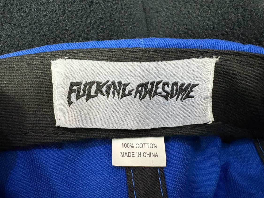 퍼킹어썸 원앤온리 6패널 블루 볼캡 상품이미지4