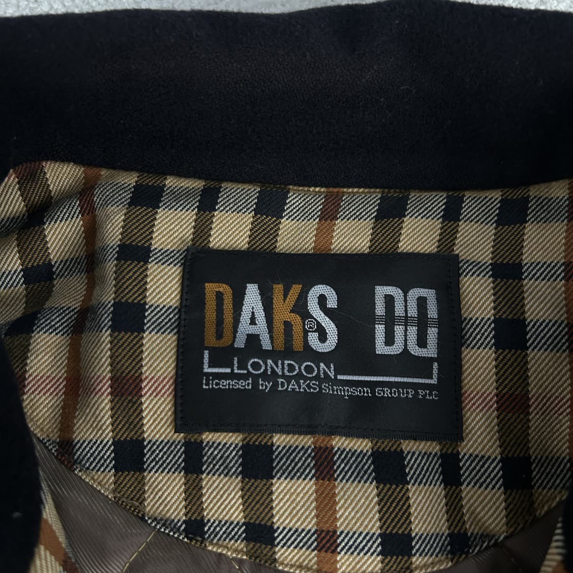 닥스 블랙 울 짚업 자켓 100 상품이미지2