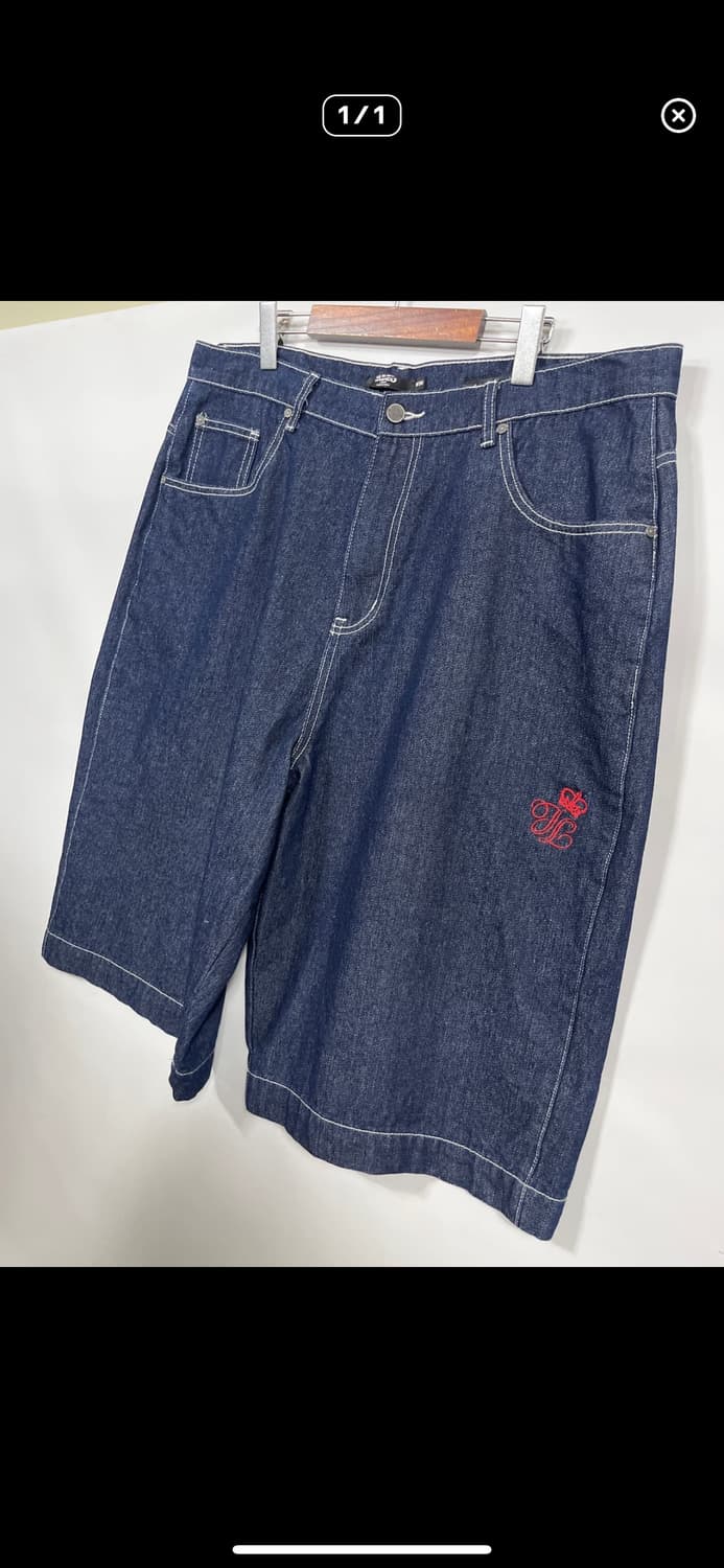 Jaded London 데님 버뮤다 팬츠 상품이미지2