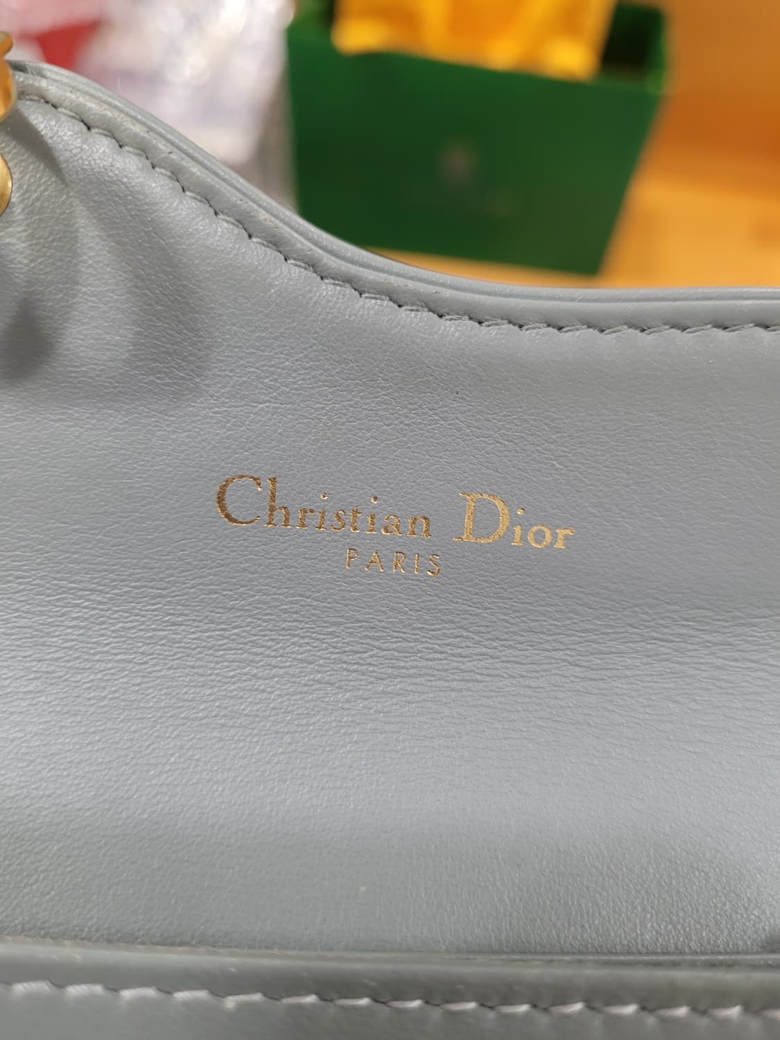 디올 오블리크 새들플랩 그레이 카드지갑 상품이미지10