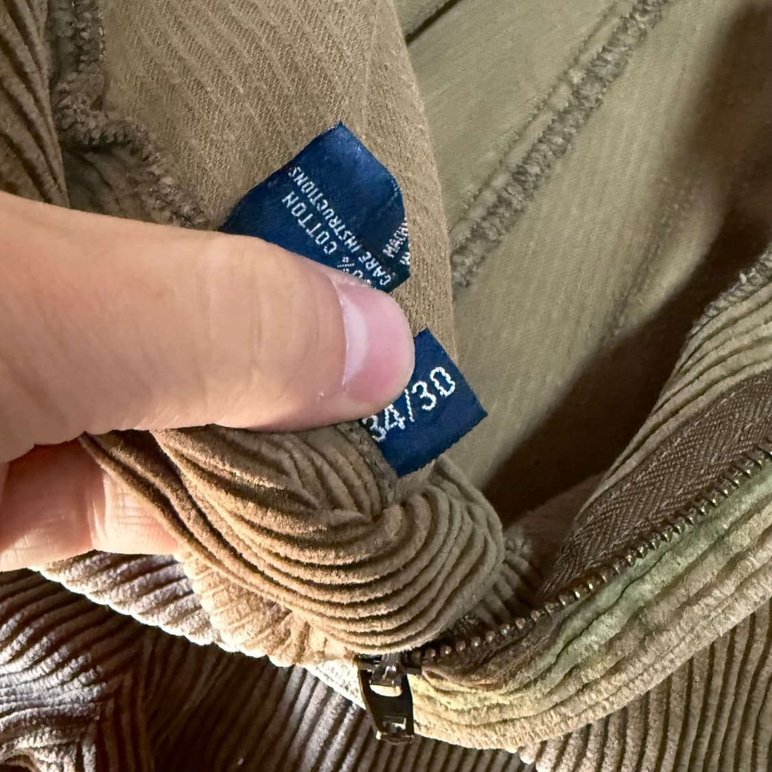 90‘s 폴로 랄프로렌 투턱 코듀로이 앤드류 팬츠 34 상품이미지6