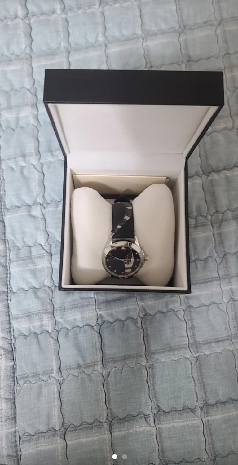 구찌 킹 스네이크 가죽시계  상품이미지1