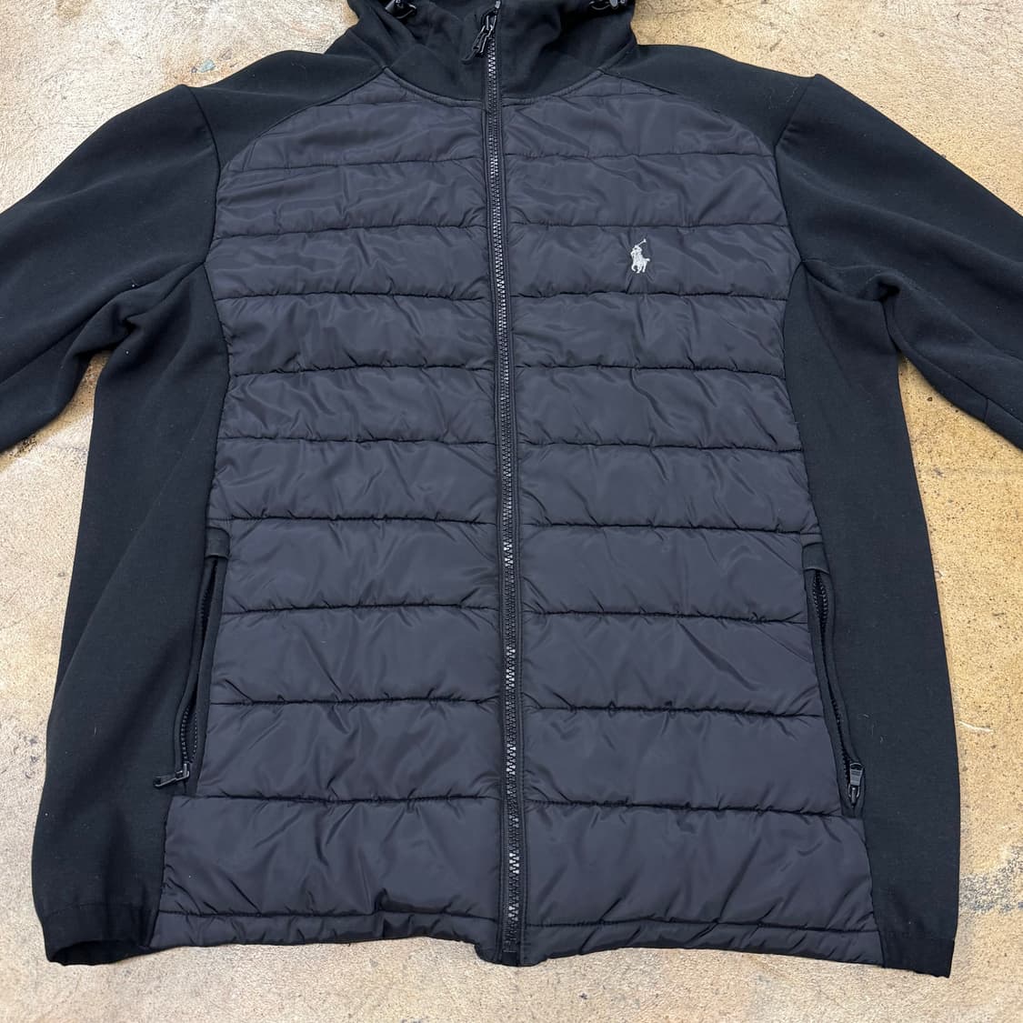 [정품/L] 폴로 랄프로렌 블랙 패딩 후드집업 b15 상품이미지3