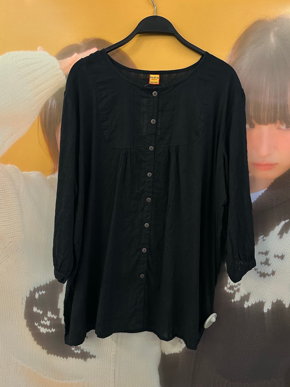 VINTAGE 블랙 모리 블라우스 상품이미지1